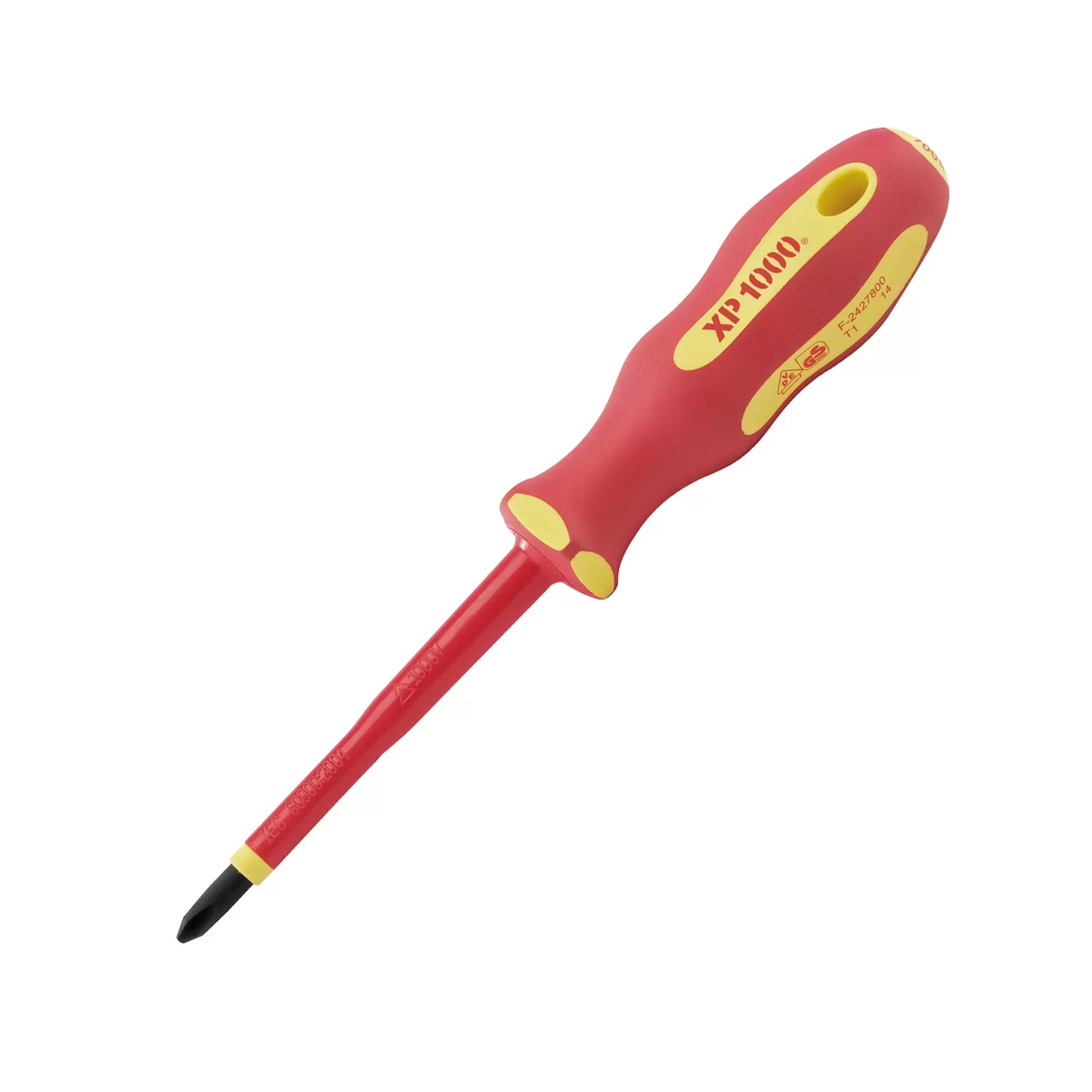 Draper Tools - 64432 - XP1000® VDE Cross Slot Screwdriver, No.2 x 100mm