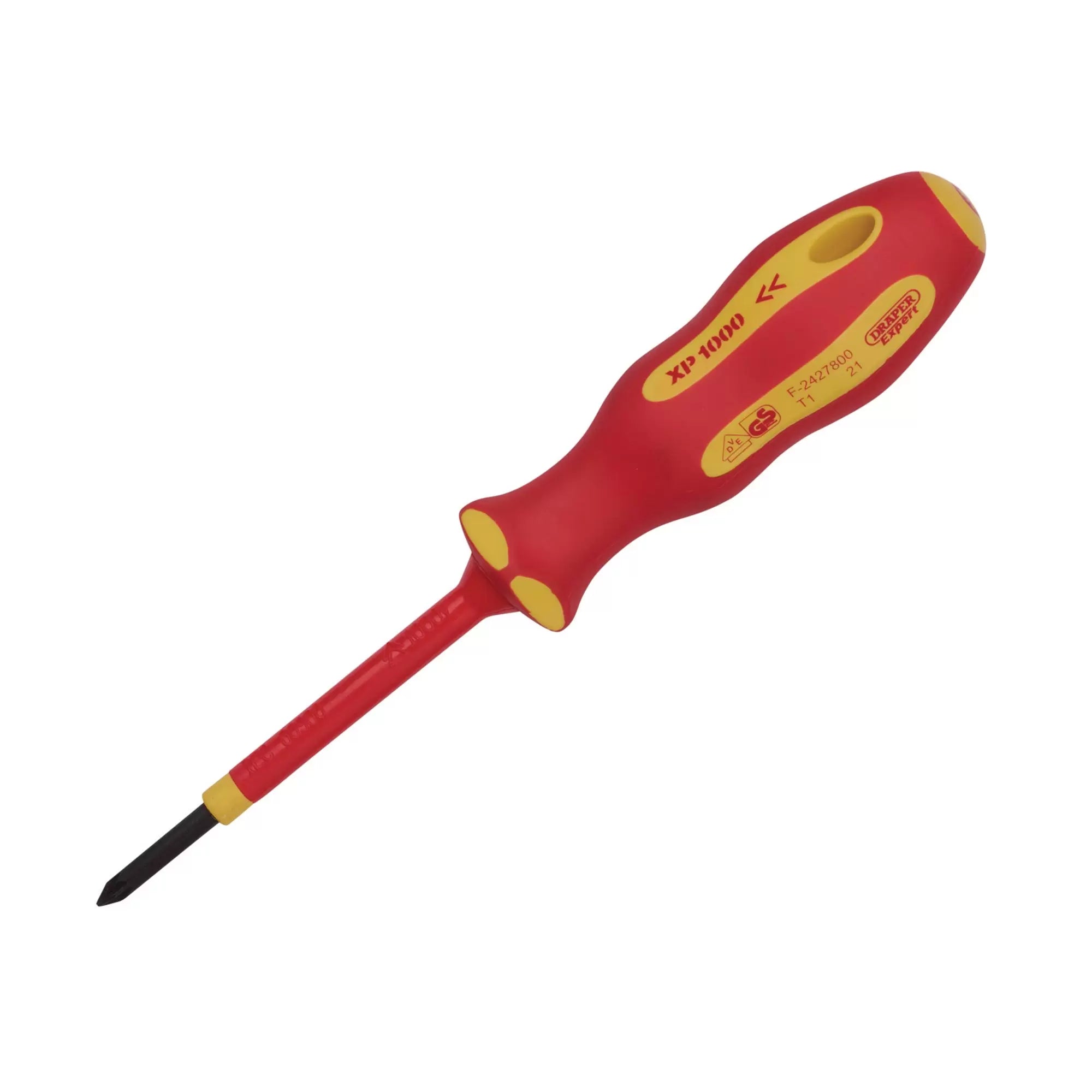 Draper Tools - 64476 - XP1000® VDE PZ Type Screwdriver, No.0 x 60mm