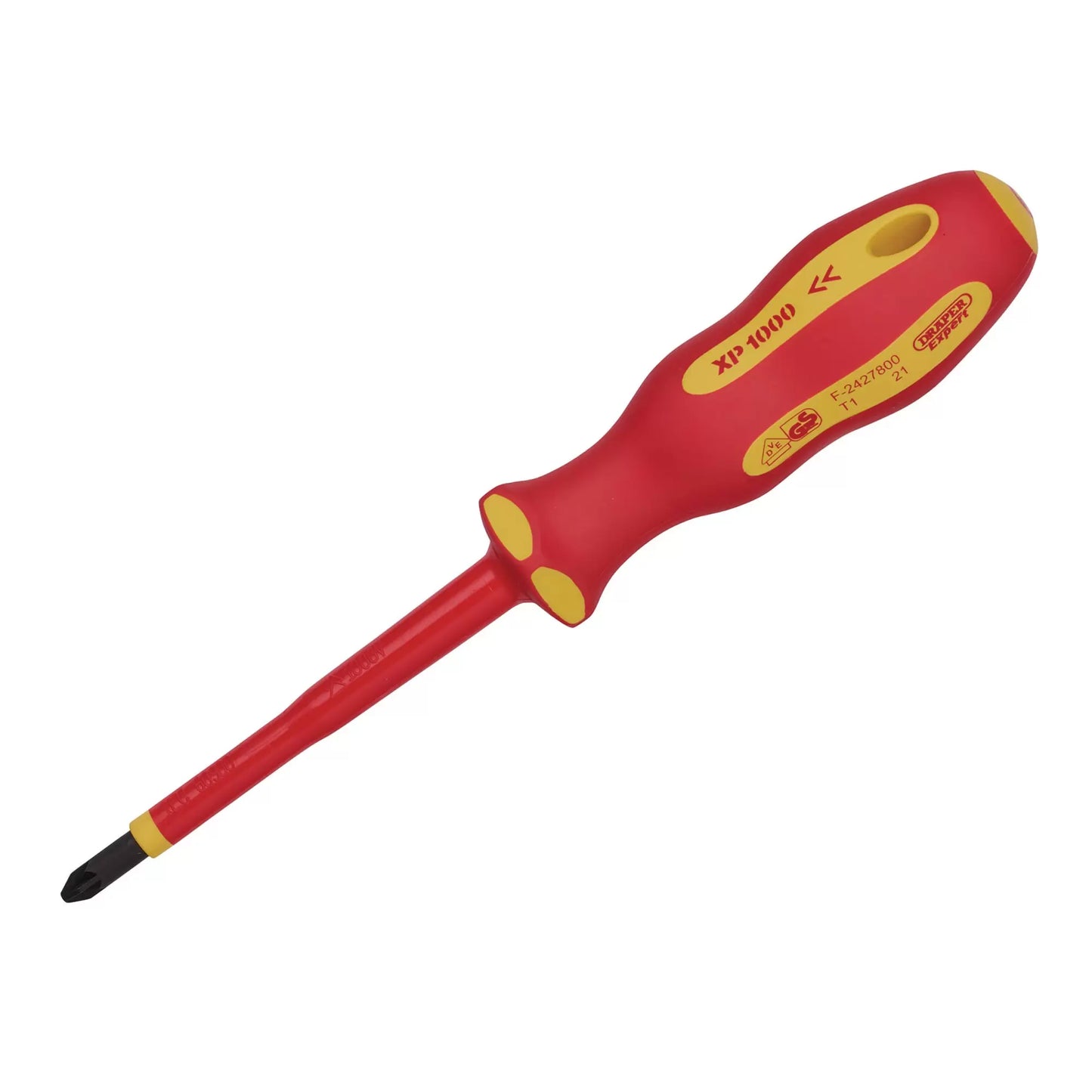 Draper Tools - 64484 - XP1000® VDE PZ Type Screwdriver, No.2 x 100mm