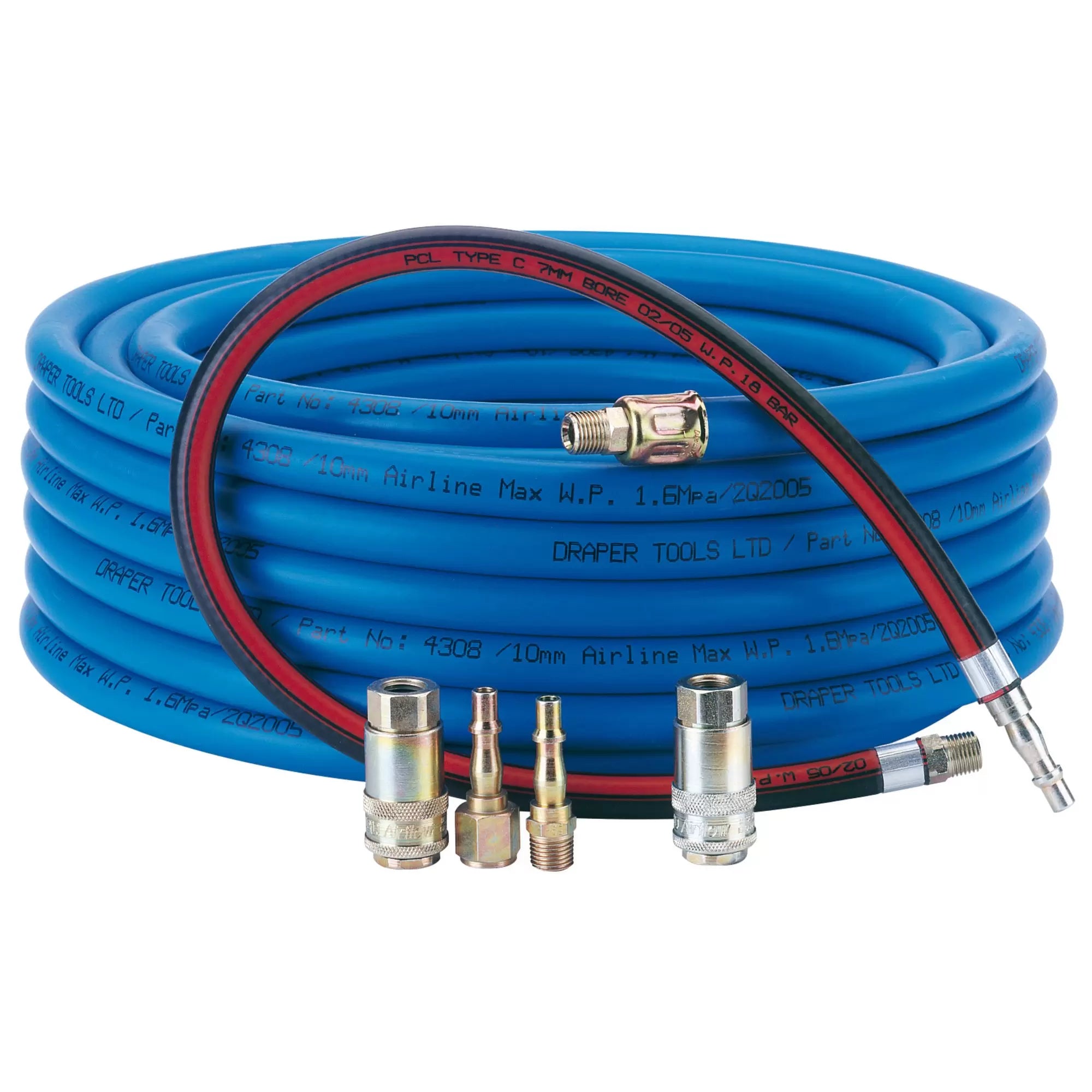 Draper Tools - 64508 - Heavy Duty Air Connector Kit, 3/8"