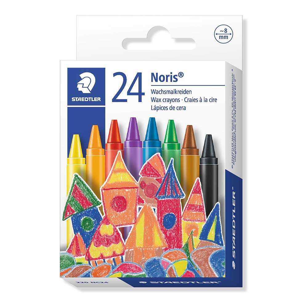 Staedtler Noris Club Wax Crayons NC24 – Pack of 24