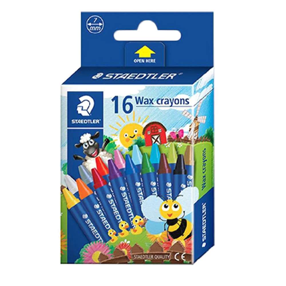 Staedtler Noris Club Wax Crayons NC16 – Pack of 16