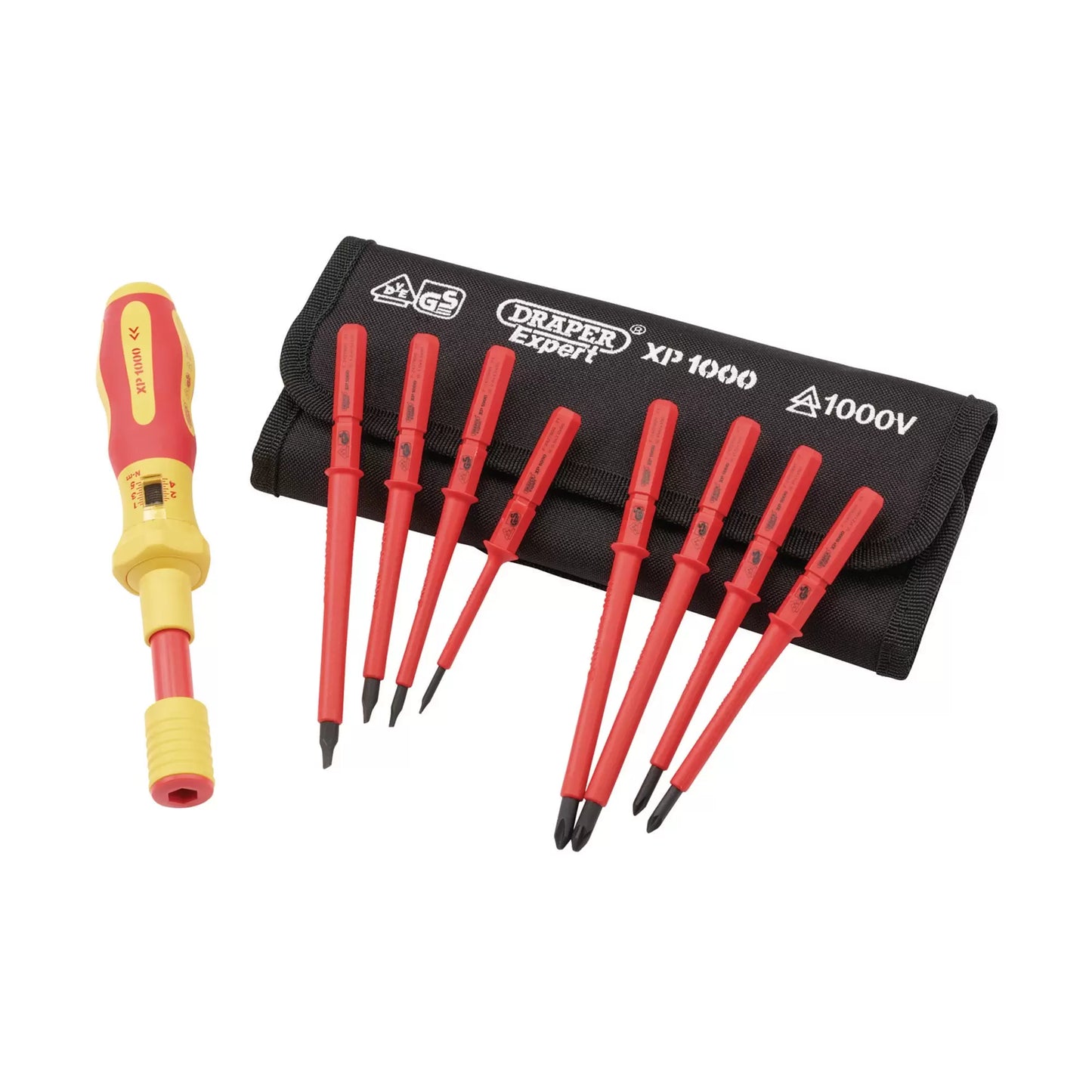 Draper Tools - 65372 - XP1000® VDE Interchangeable Torque Screwdriver Set (9 Piece)