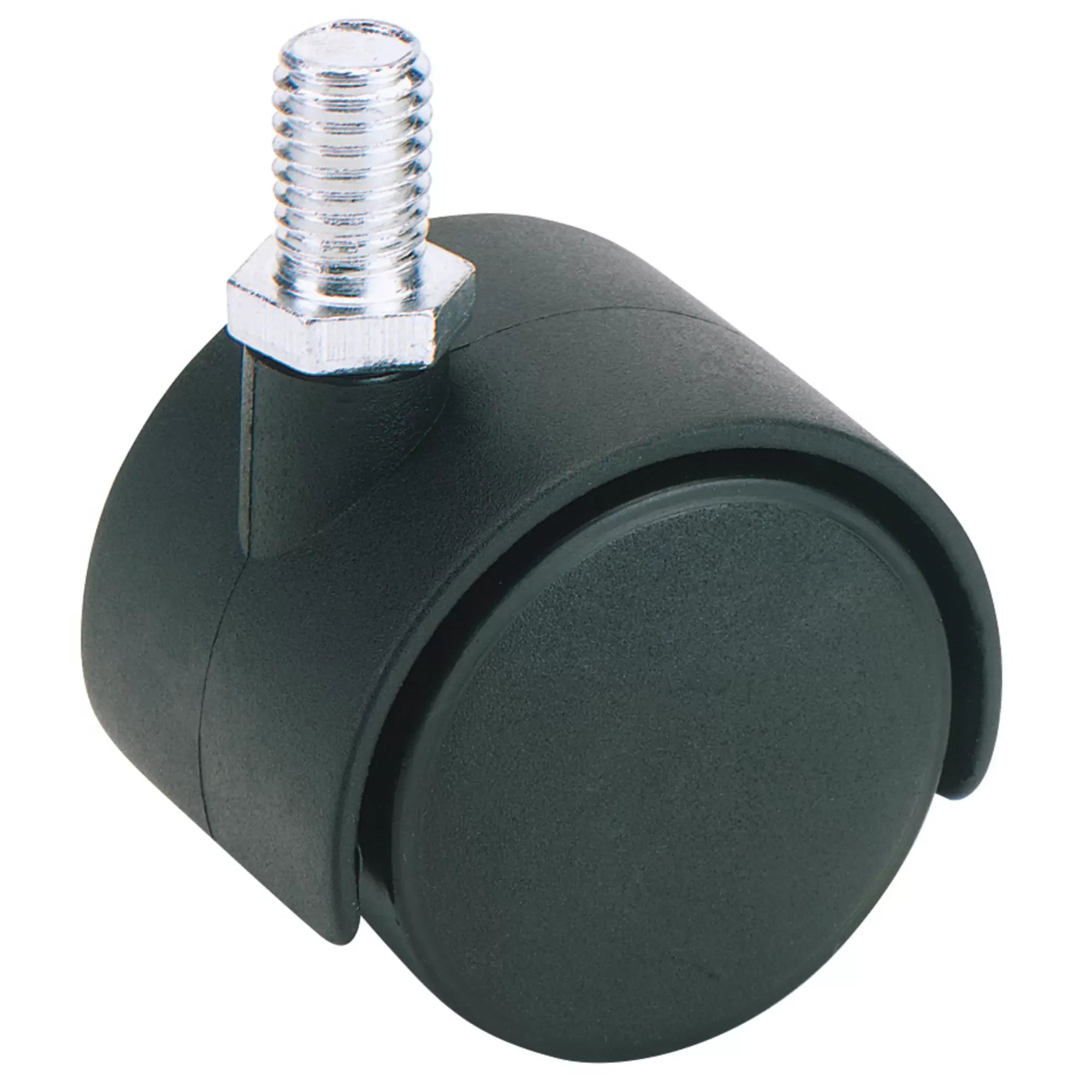 Draper Tools - 65464 - Twin Nylon Bolt Castor, 40mm Diameter, S.W.L. 25kg
