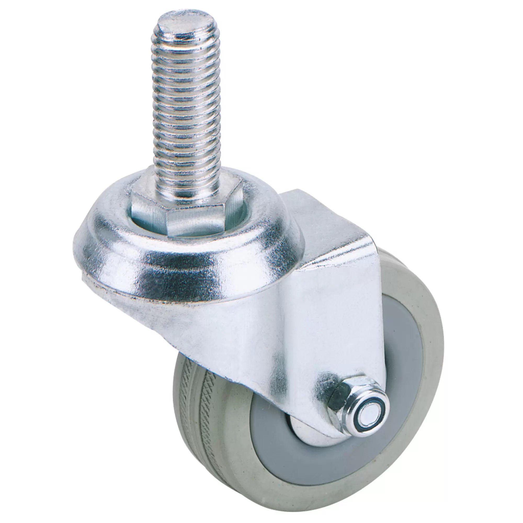 Draper Tools - 65470 - Swivel Bolt Fixing Rubber Castor, 50mm Diameter, S.W.L. 50kg
