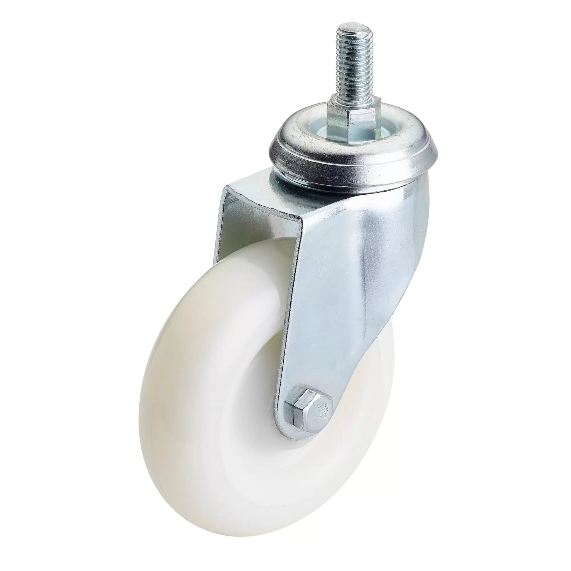 Draper Tools - 65505 - Swivel Bolt Fixing Nylon Wheel, 100mm Diameter, S.W.L. 125kg
