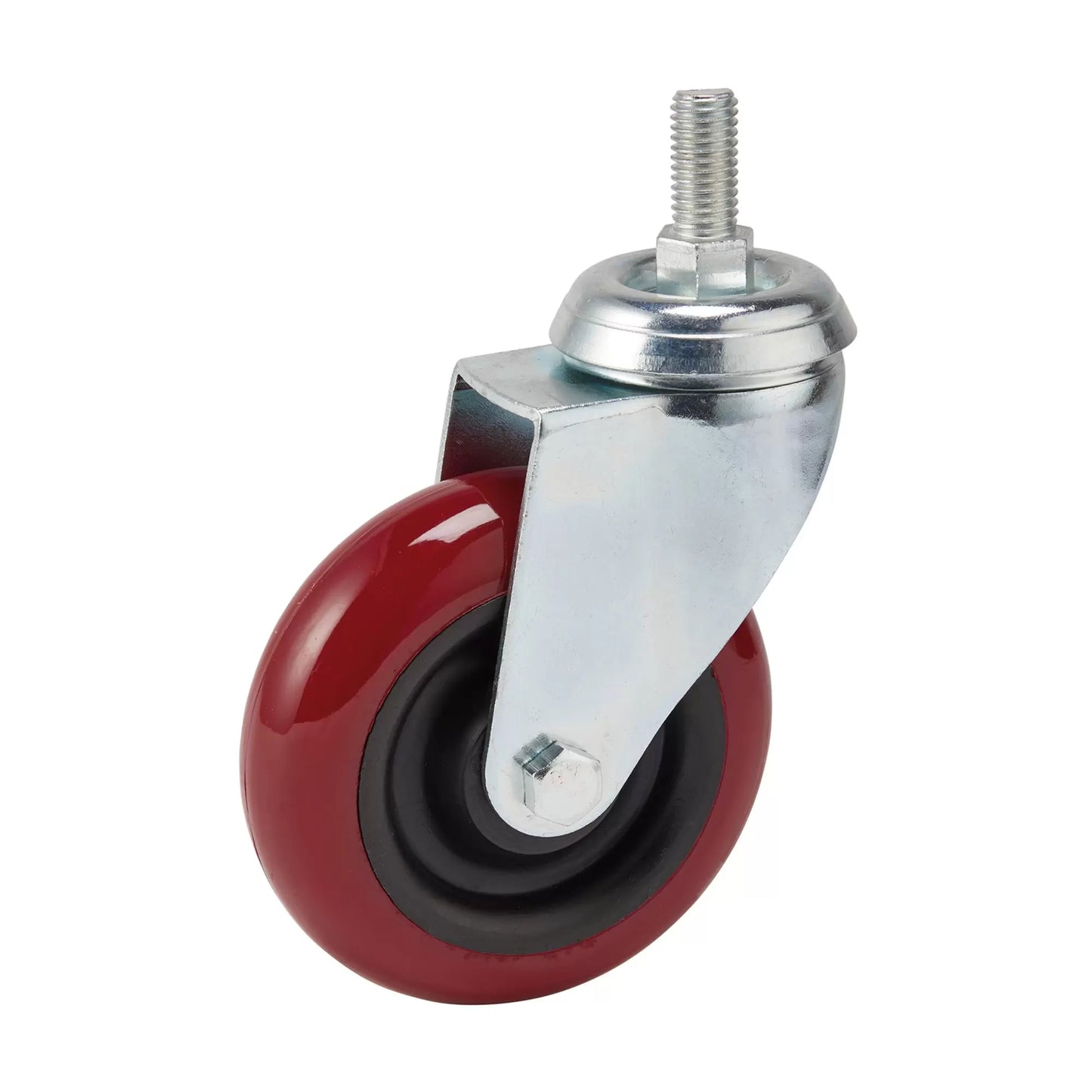 Draper Tools - 65520 - Swivel Bolt Fixing Polyurethane Wheel, 100mm Diameter, S.W.L. 125kg