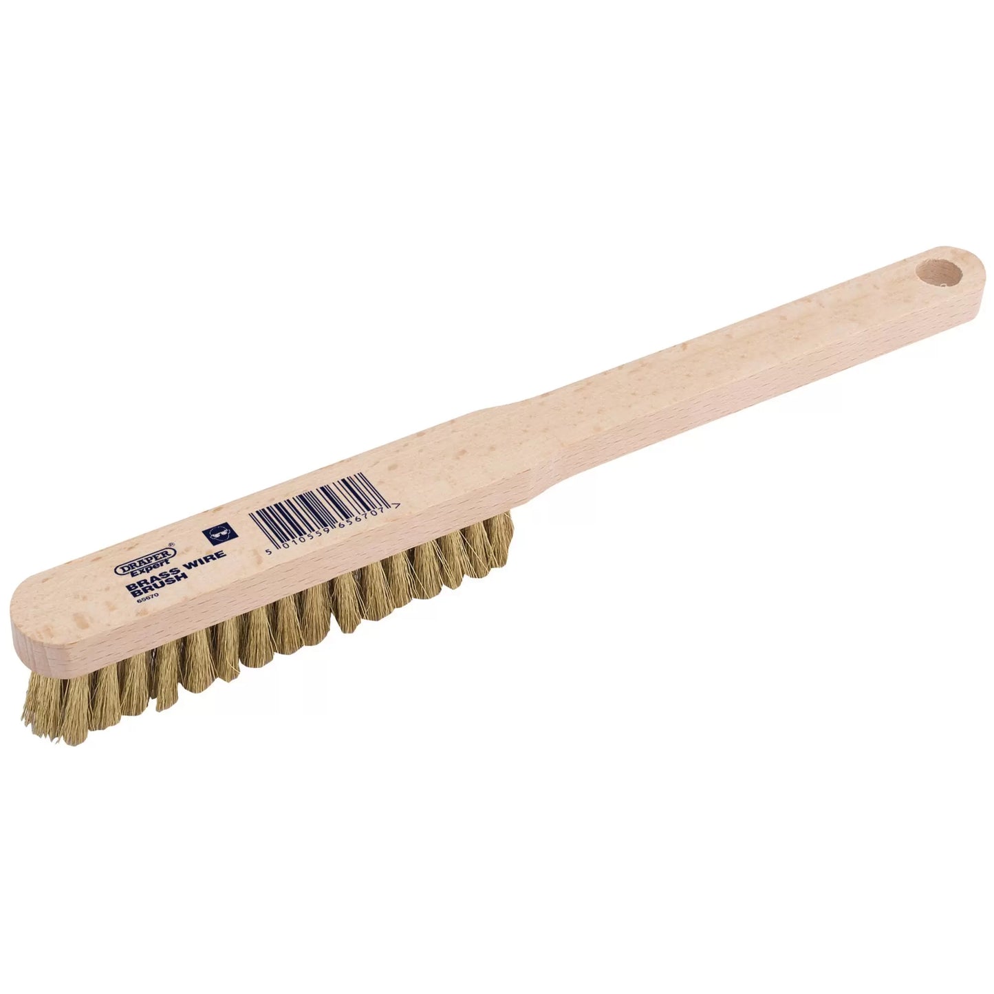 Draper Tools - 65670 - Draper Expert Brass Fill Wire Hand Brush, 225mm