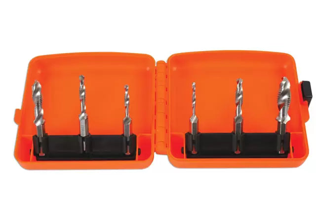 Laser - 6569 - Drill, Tap & Deburr Bit Set 6pc