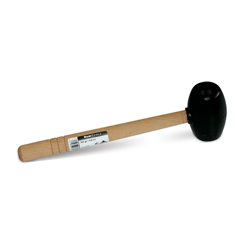 Rubi Black Rubber Mallet 0.5kg 65905