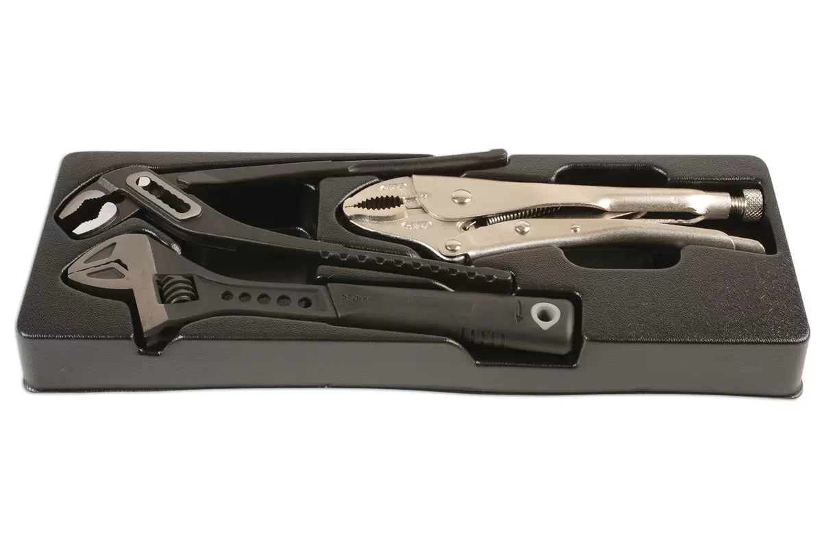 Laser - 6599 - Water Pump Pliers & Wrench Set 3pc