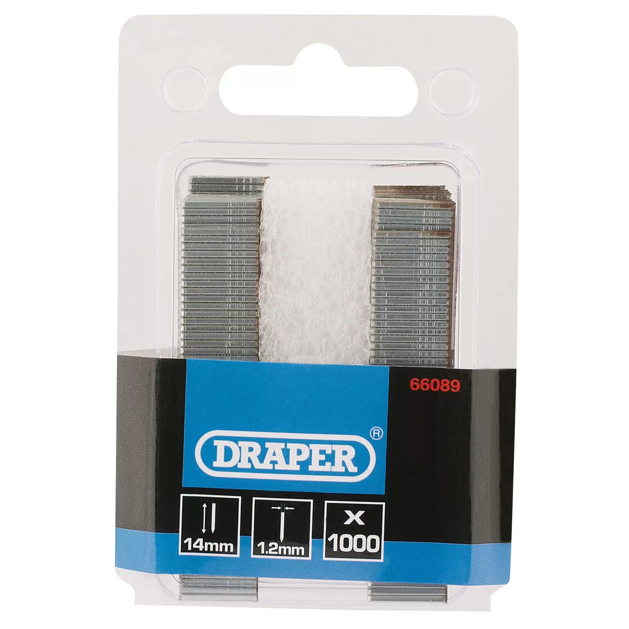 Draper Tools - 66089 - I' Nails, 14mm (Pack of 1000)