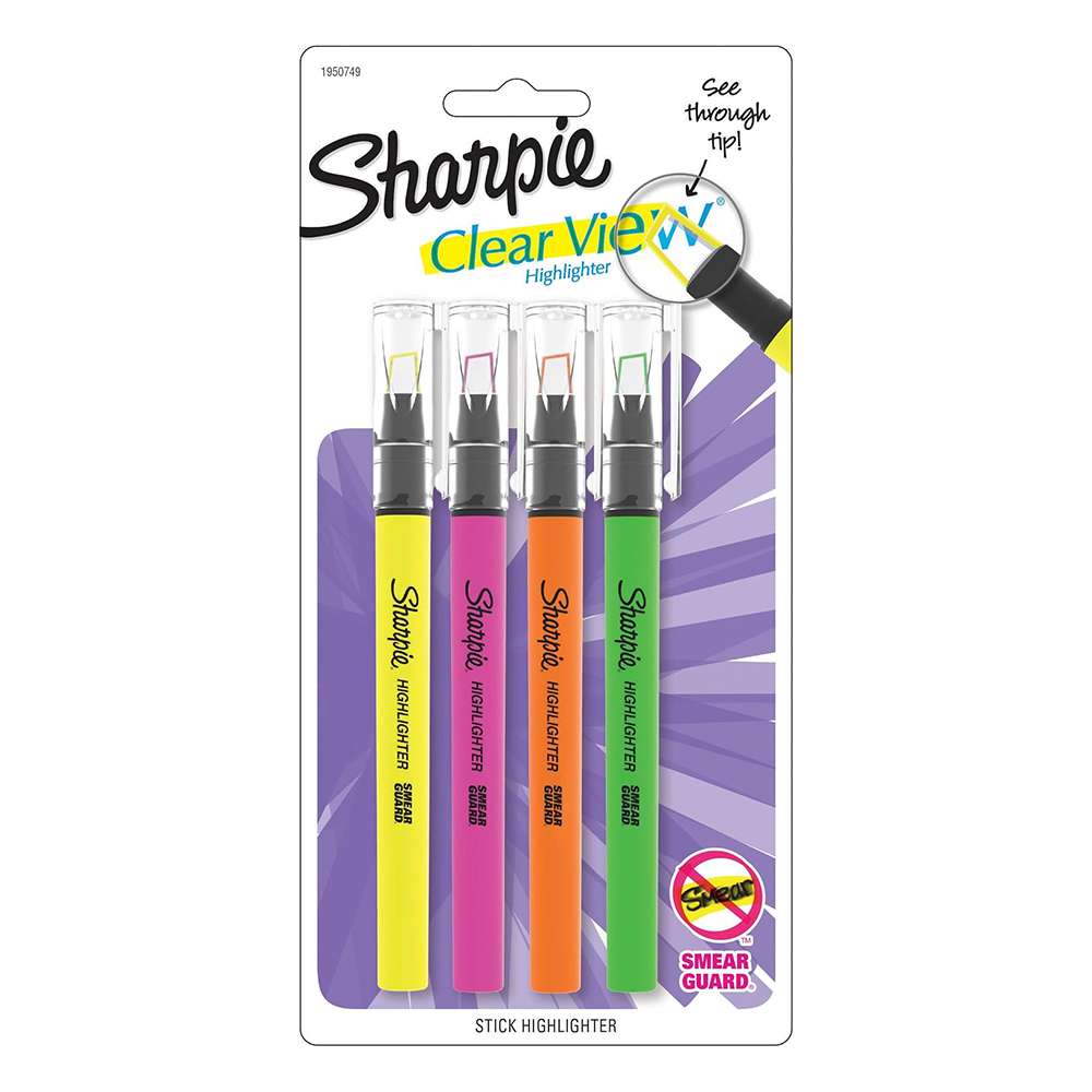 Sharpie Highlighters – Pack of 4