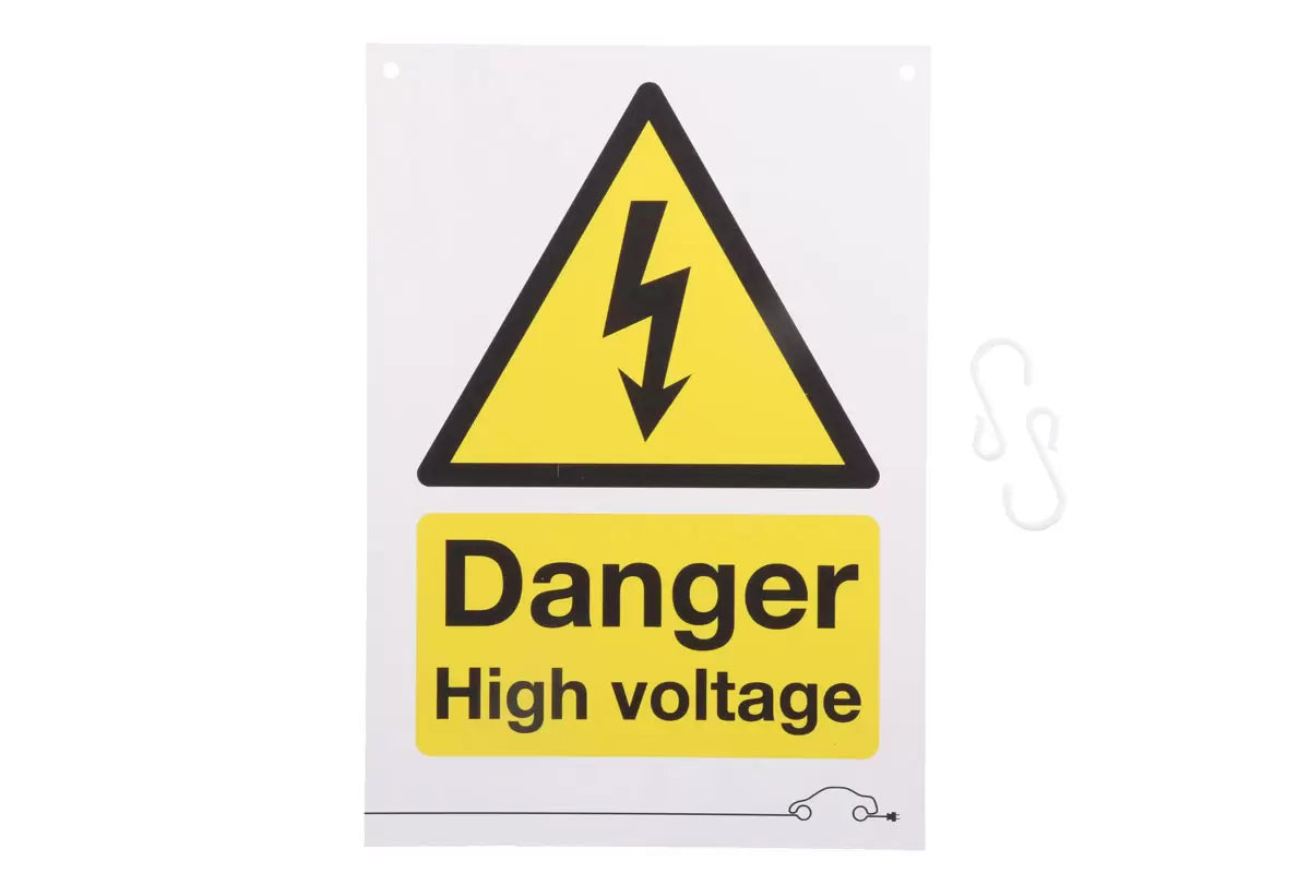Laser - 6642 - Danger High Voltage Sign