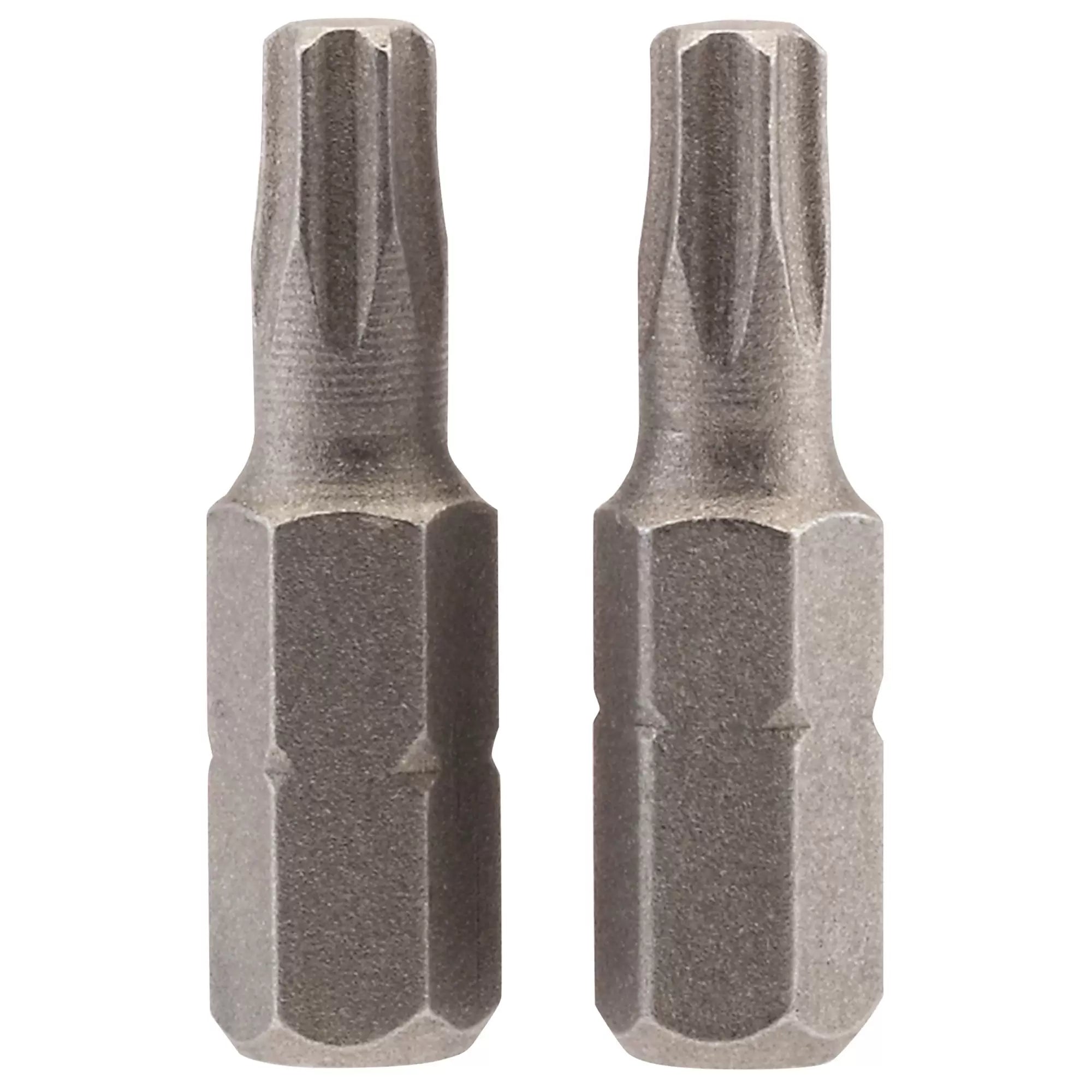 Draper Tools - 66431 - Draper TX-STAR® Insert Bit, 1/4" Hex, 25mm Long, T25 (Pack of 2)