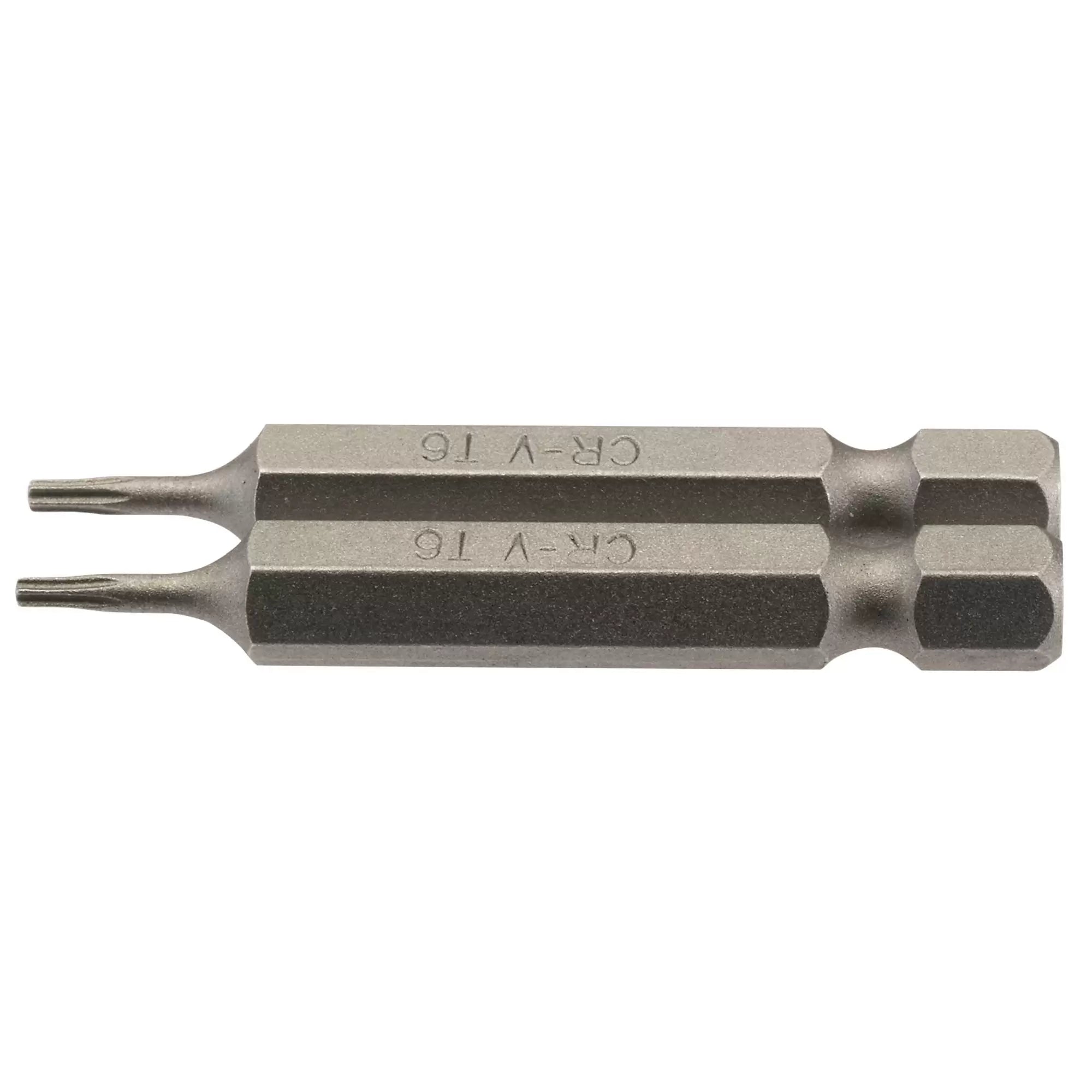 Draper Tools - 66481 - Draper TX-STAR® Insert Bit, 1/4" Hex, 50mm Long, T6 (Pack of 2)