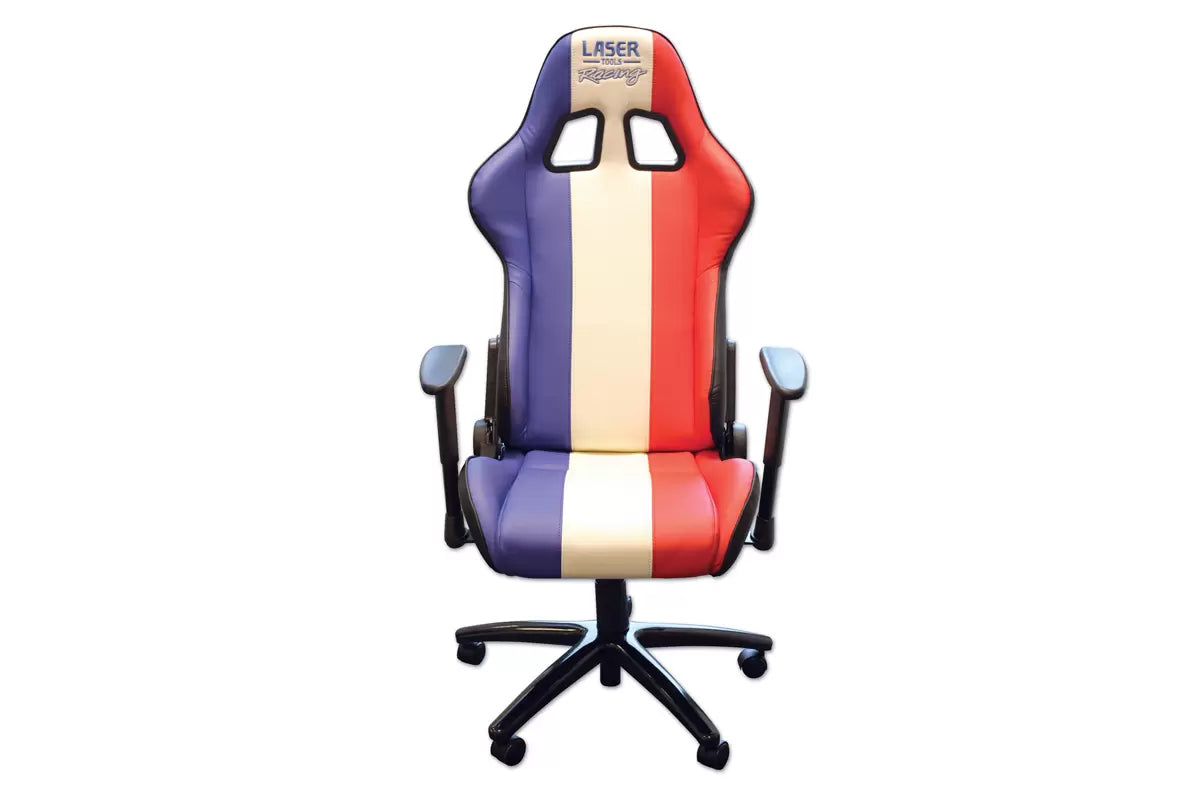Laser - 6656 - Laser Tools Racing Chair - Red, White & Blue