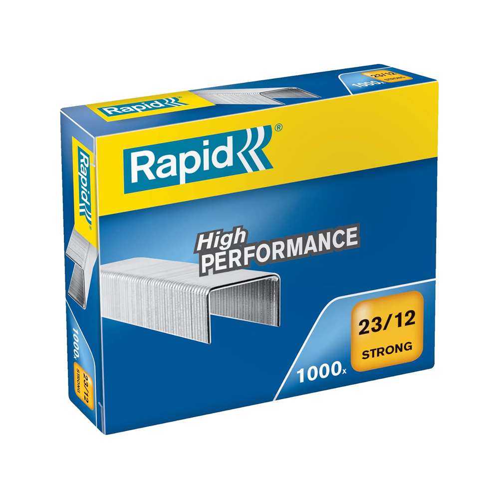 Rapid Heavy Duty Staples 23/12, 1000 Staples