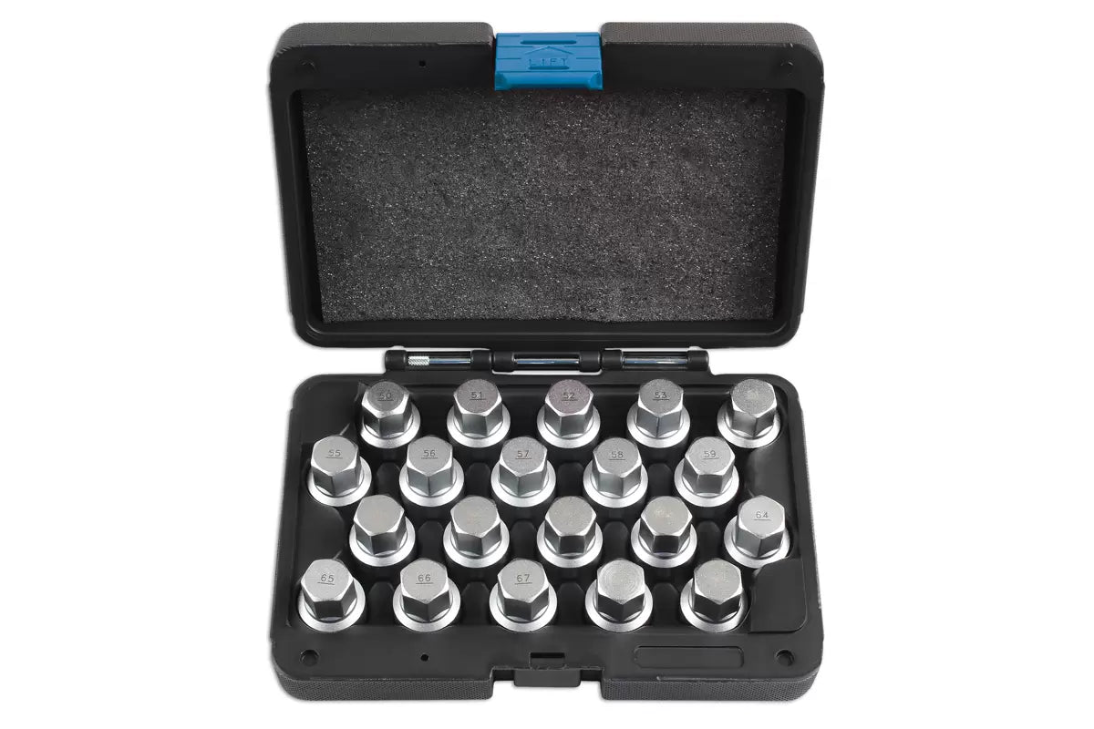 Laser - 6662 - Locking Wheel Nut Key Set 20pc - for VAG, Porsche