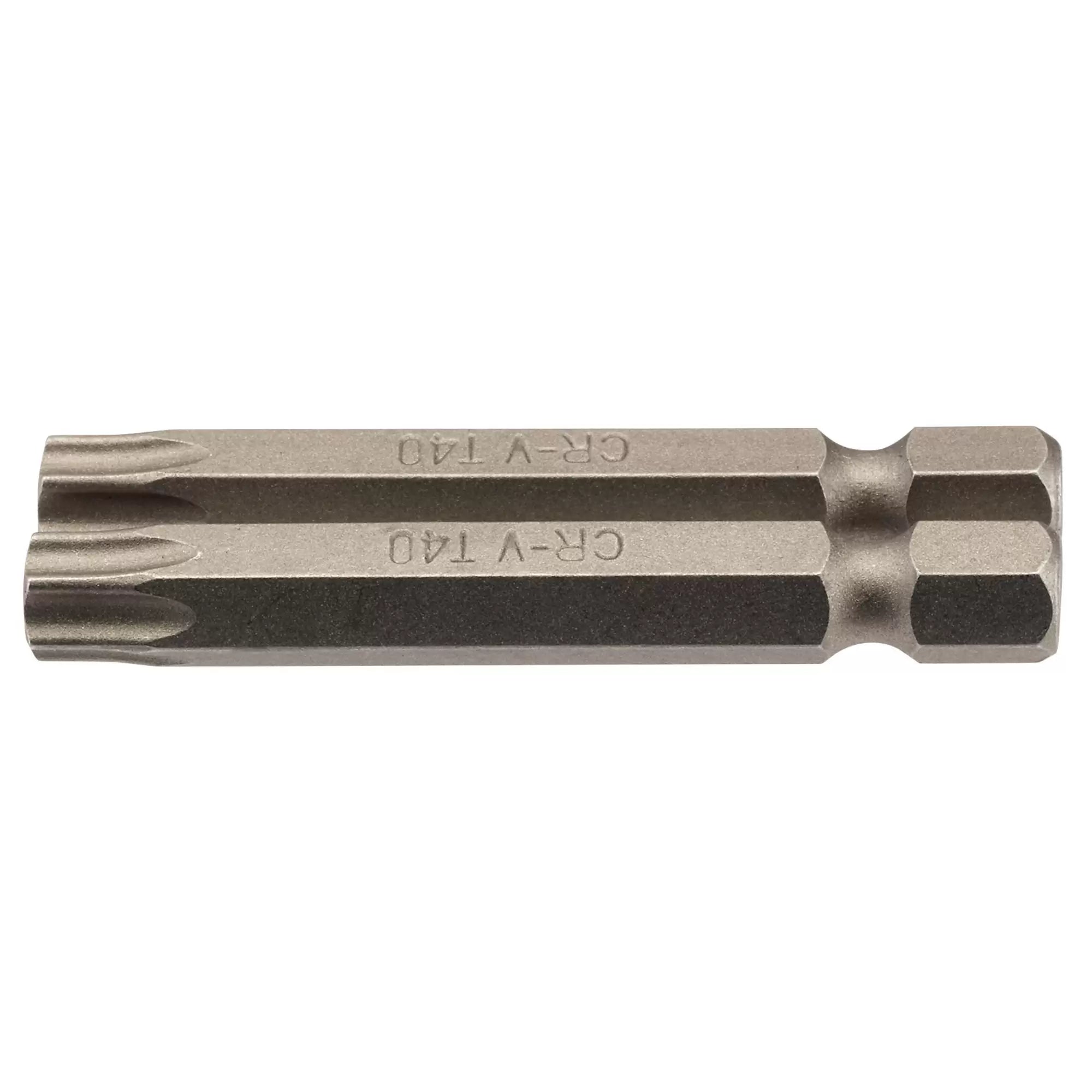 Draper Tools - 66624 - Draper TX-STAR® Insert Bit, 1/4" Hex, 50mm Long, T40 (Pack of 2)