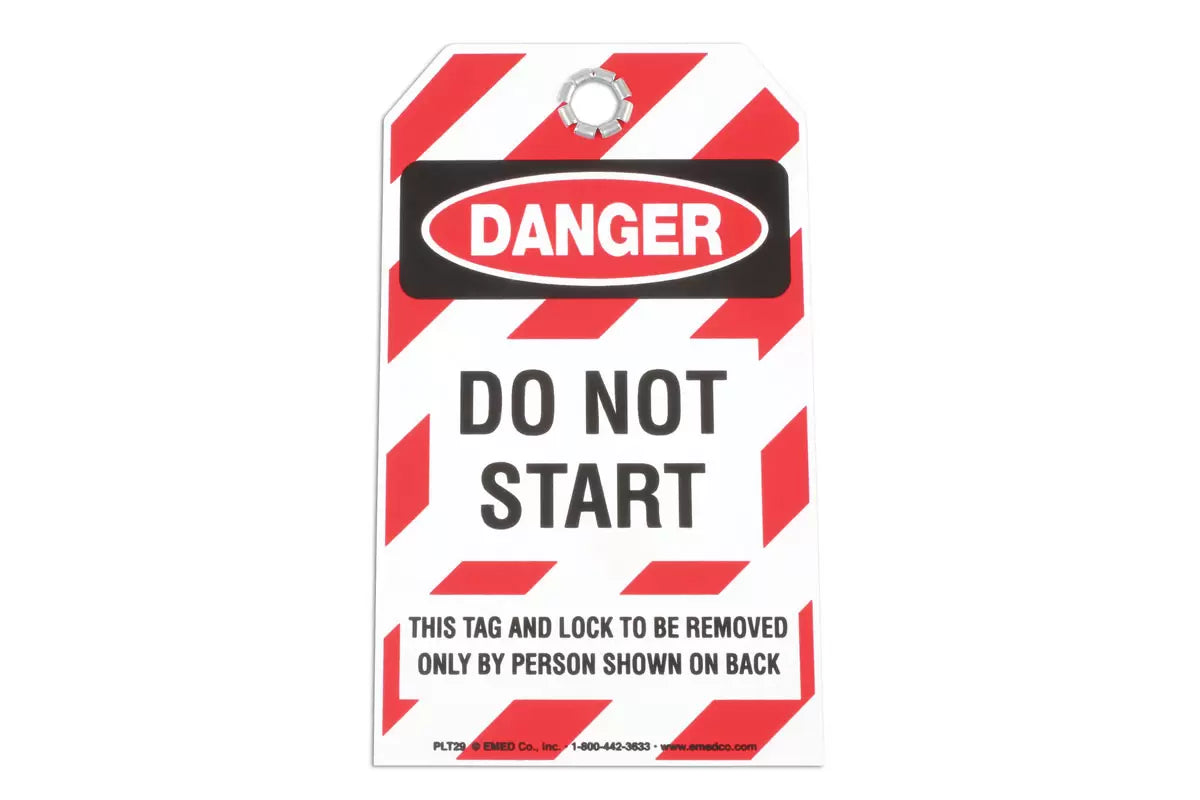 Laser - 6675 - Safety Tag - DO NOT START