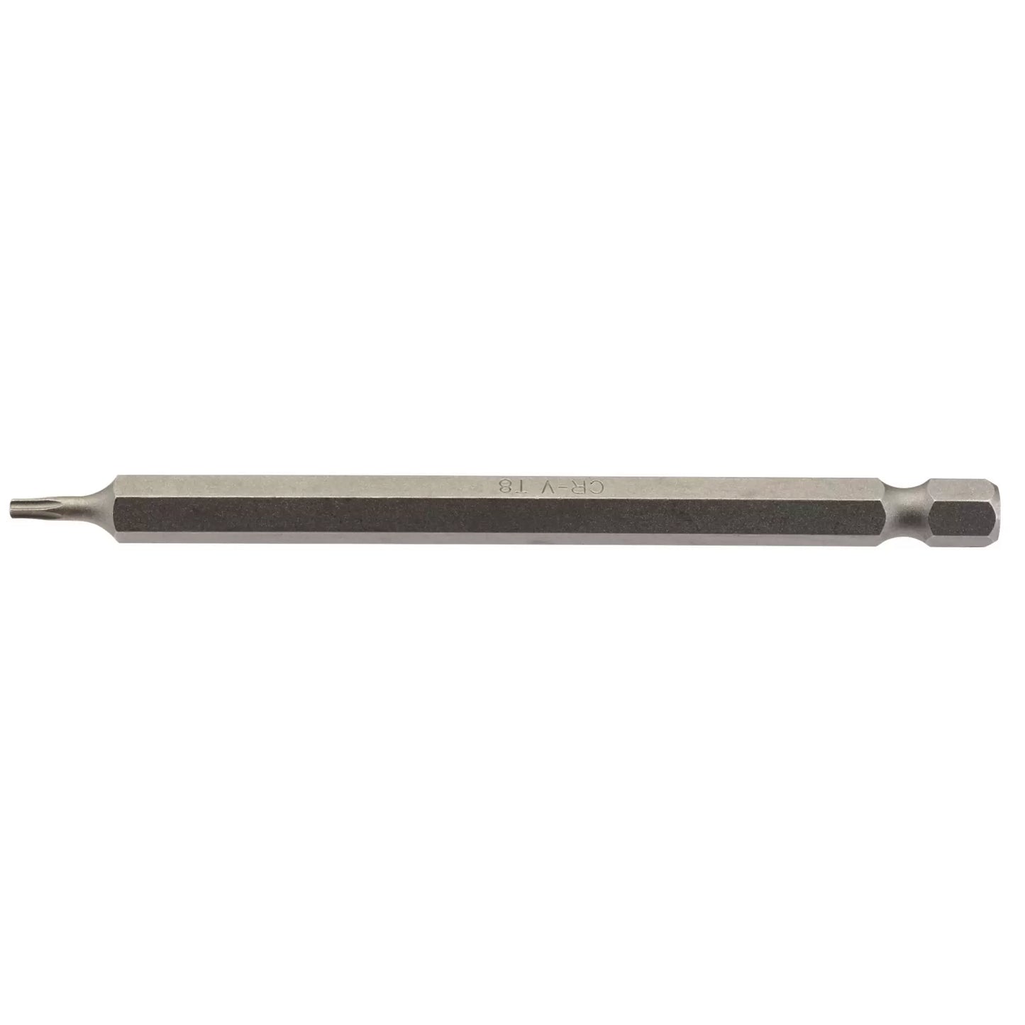 Draper Tools - 66907 - Draper TX-STAR® Insert Bit, 1/4" Hex, 100mm Long, T8 (Pack of 1)