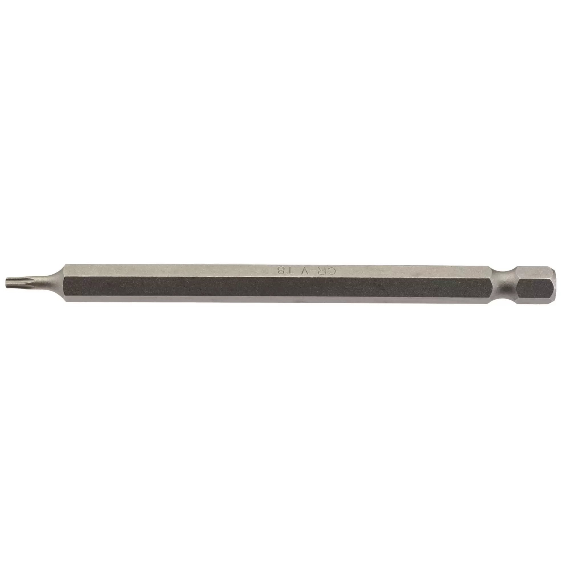 Draper Tools - 66907 - Draper TX-STAR® Insert Bit, 1/4" Hex, 100mm Long, T8 (Pack of 1)