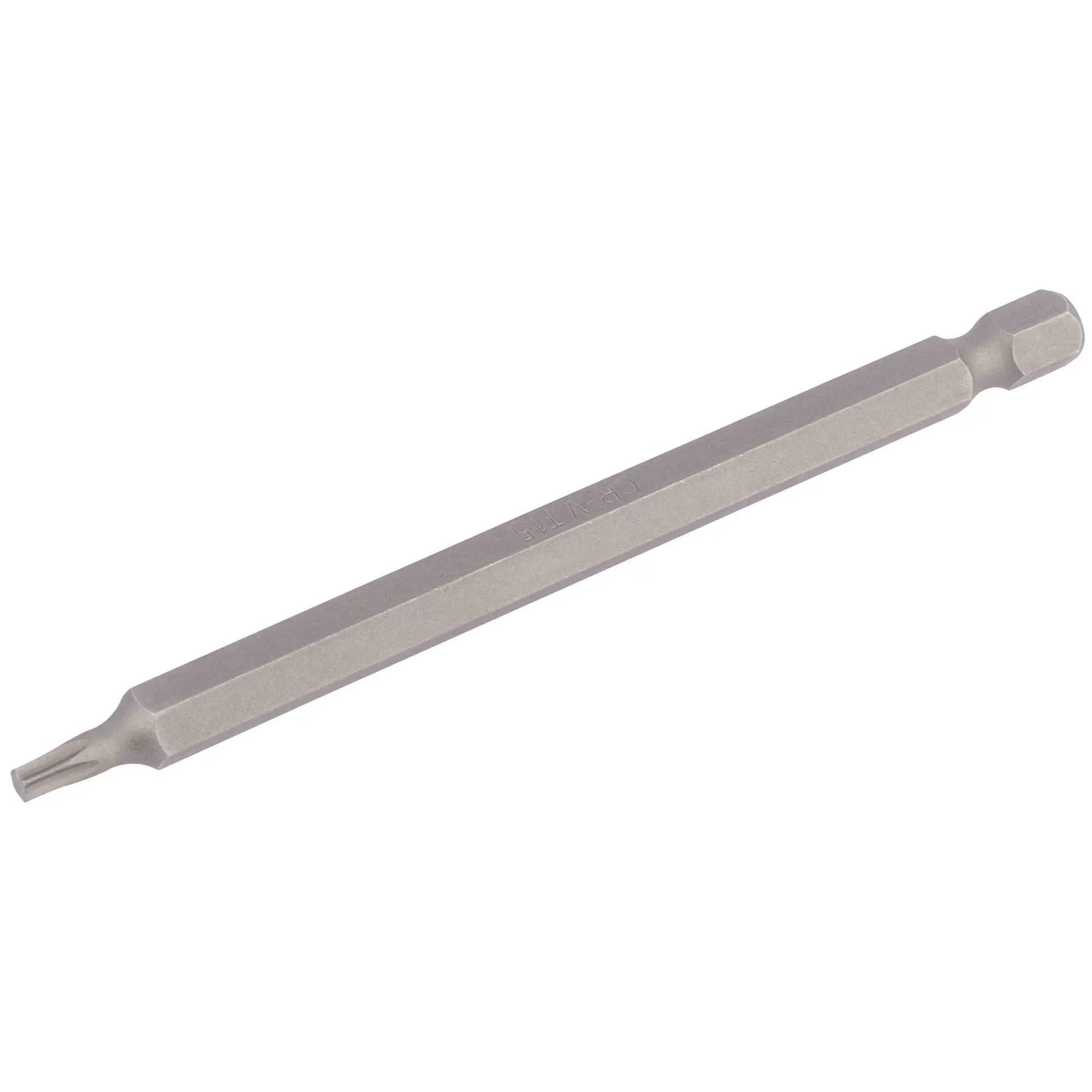 Draper Tools - 66913 - Draper TX-STAR® Insert Bit, 1/4" Hex, 100mm Long, T15 (Pack of 1)