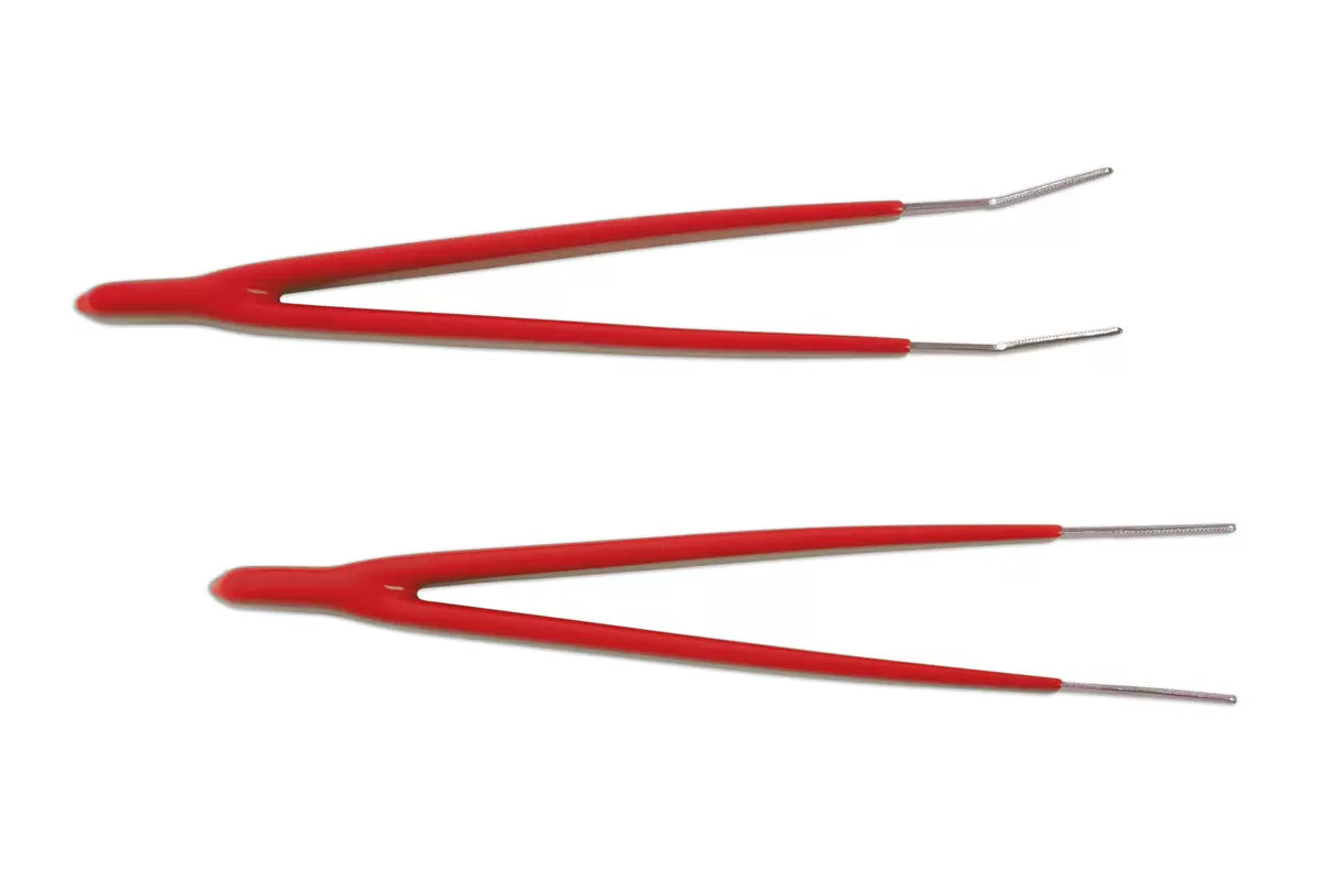 Laser - 6692 - Stainless Steel Tweezers 2pc