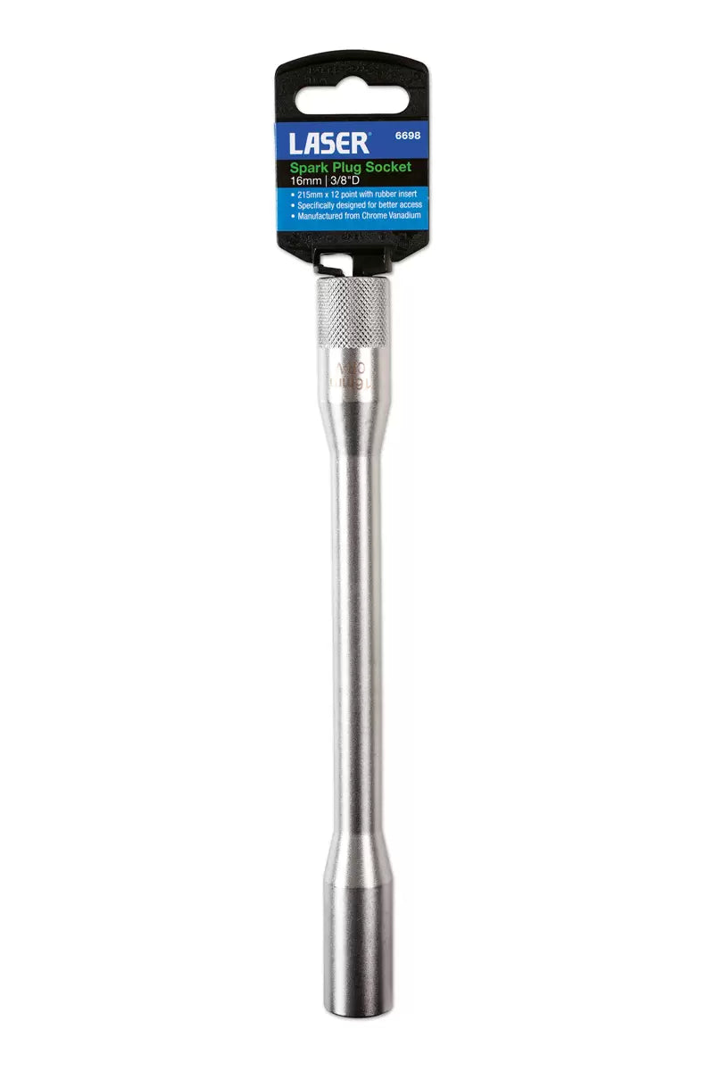 Laser - 6698 - Long Spark Plug Socket 3/8"D 16mm