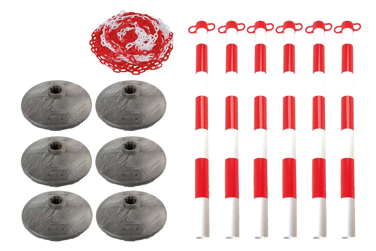 Laser - 6701 - Set of 6 Posts & Bases with Chain