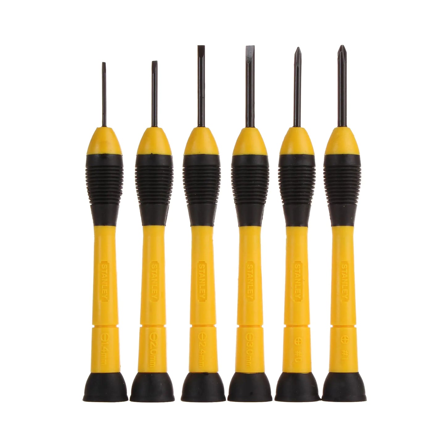 Stanley 6-Piece Precision Screwdriver Set – For Electronics &amp; Small Repairs – 0-66-052