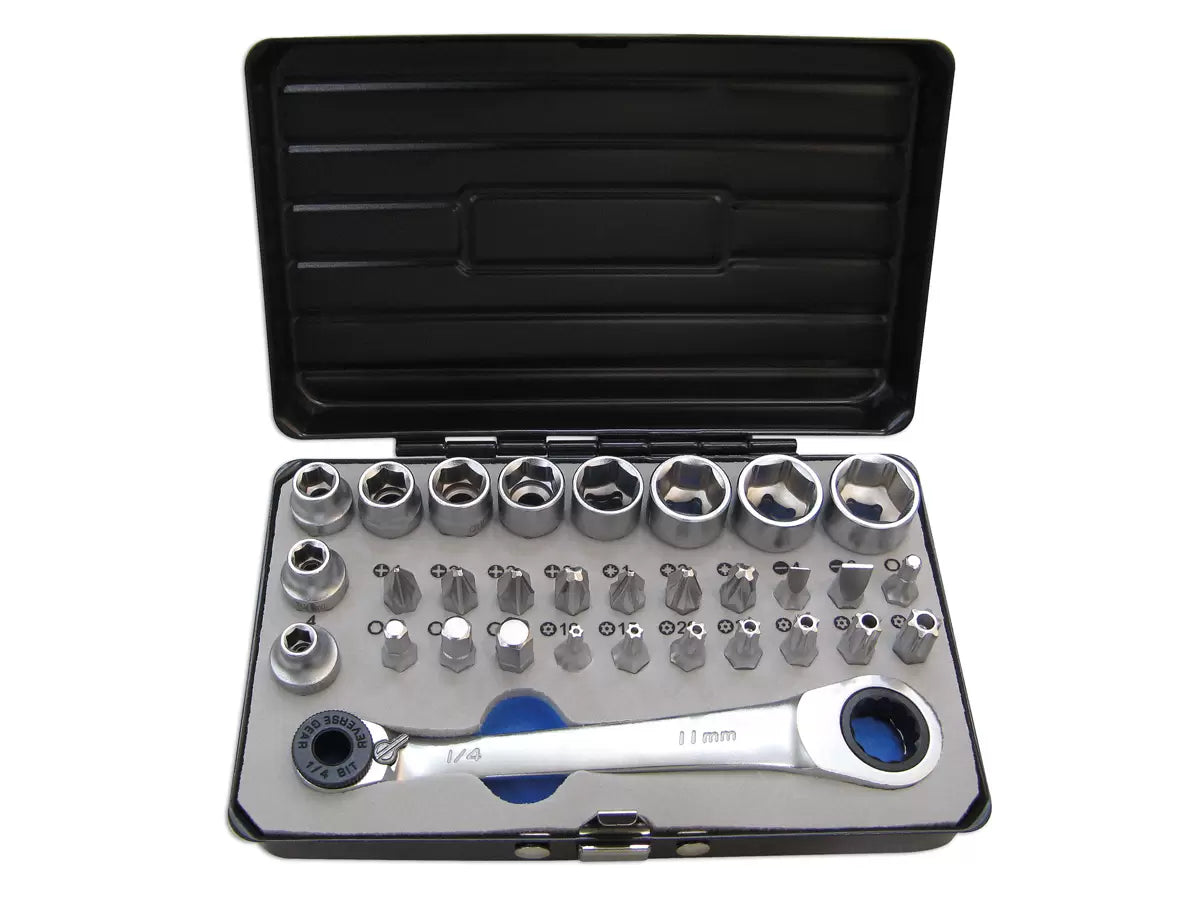 Laser - 6717 - Socket and Bit Set 1/4"D 31pc