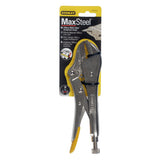 Stanley 190mm (7.5-inch) Straight Jaw Locking Pliers – Vise Grip Clamp – 84-810