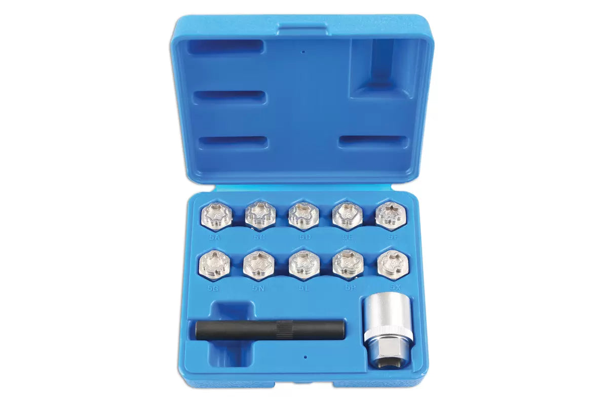 Laser - 6742 - Locking Wheel Nut Key Set 12pc - for Mercedes-Benz