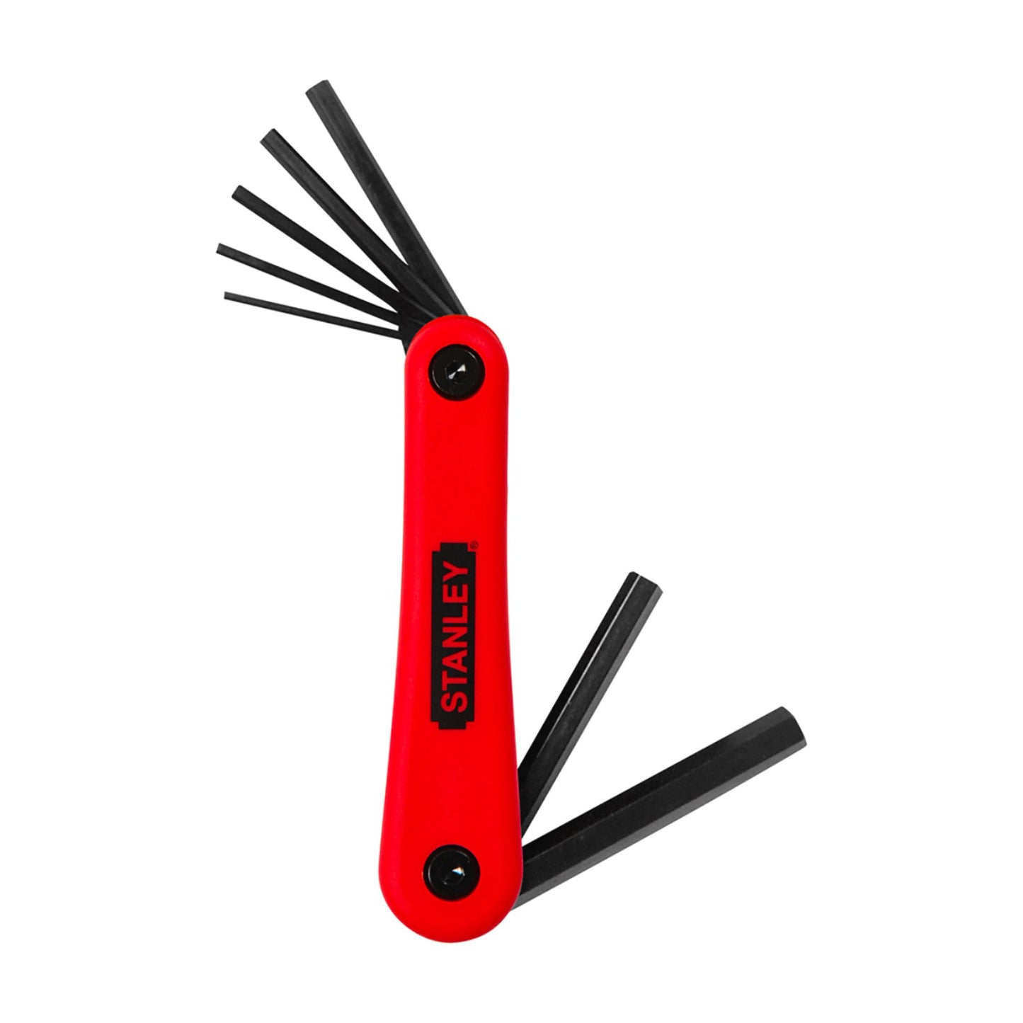 Stanley 7-Piece Metric Folding Hex Key Set – Ball End, Hardened Steel – 4-69-262