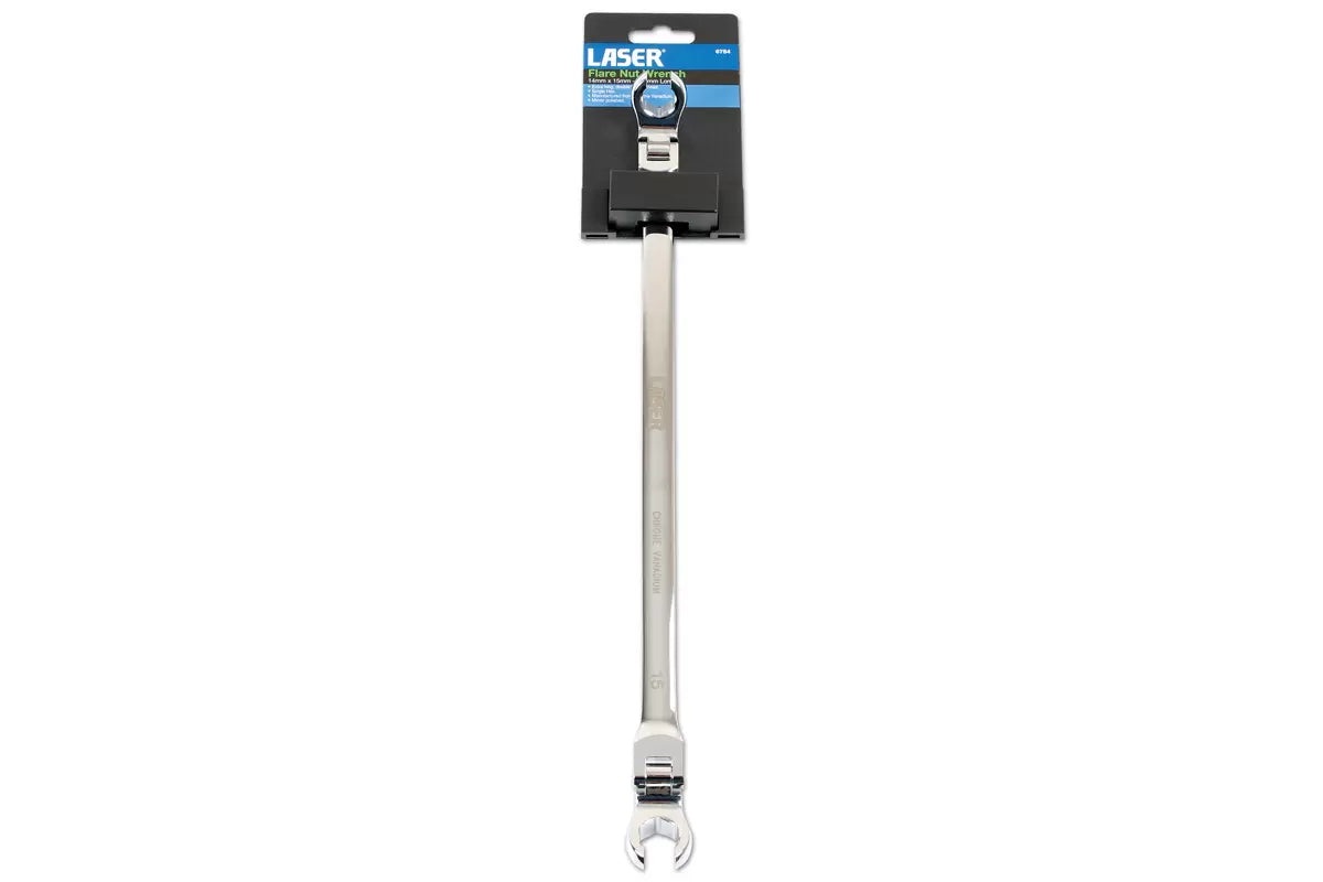 Laser - 6754 - Extra Long Flare Nut Wrench 14 x 15mm