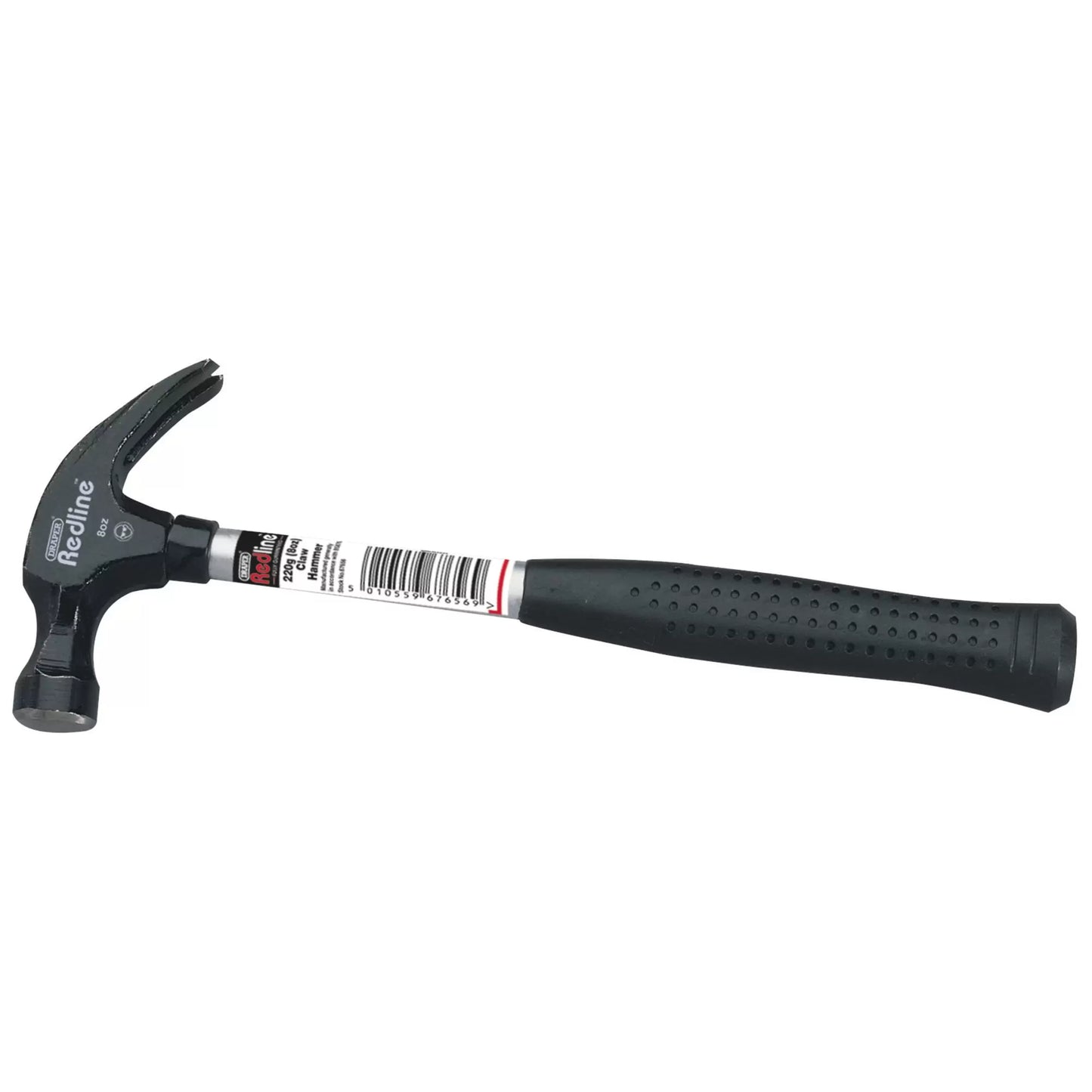 Draper Tools - 67656 - Draper Redline® Claw Hammer with Steel Shaft, 225g/8oz