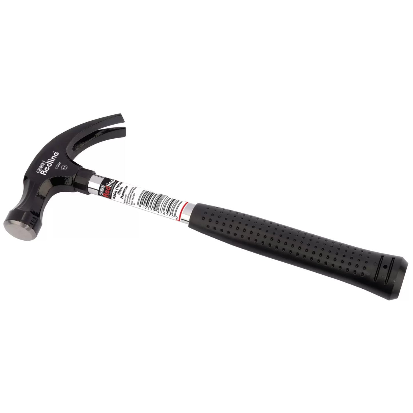 Draper Tools - 67657 - Draper Redline® Claw Hammer with Steel Shaft, 450g/16oz