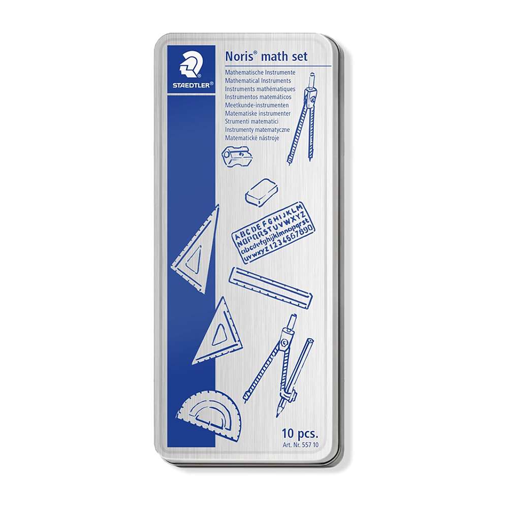 Staedtler Geometry Set, Precise Measuring – Set of 10