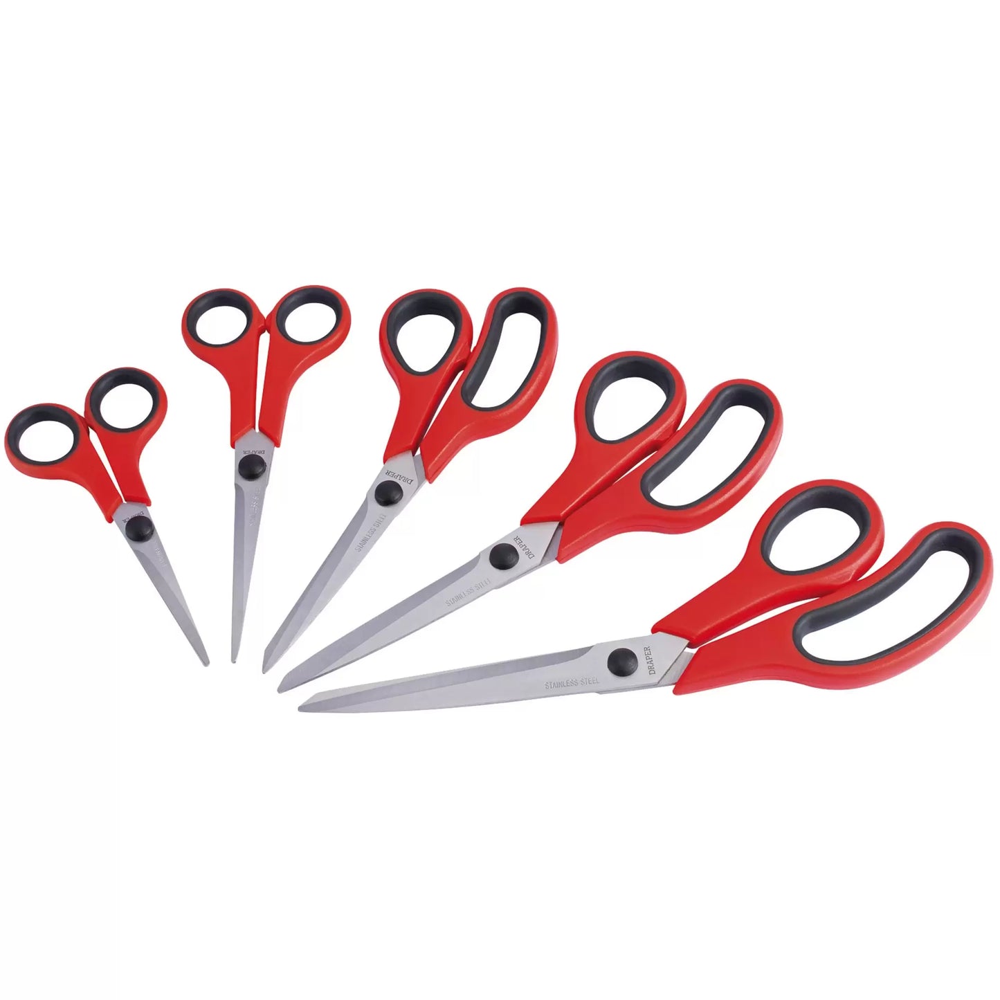 Draper Tools - 67835 - Draper Redline Household Scissor Set (5 Piece)