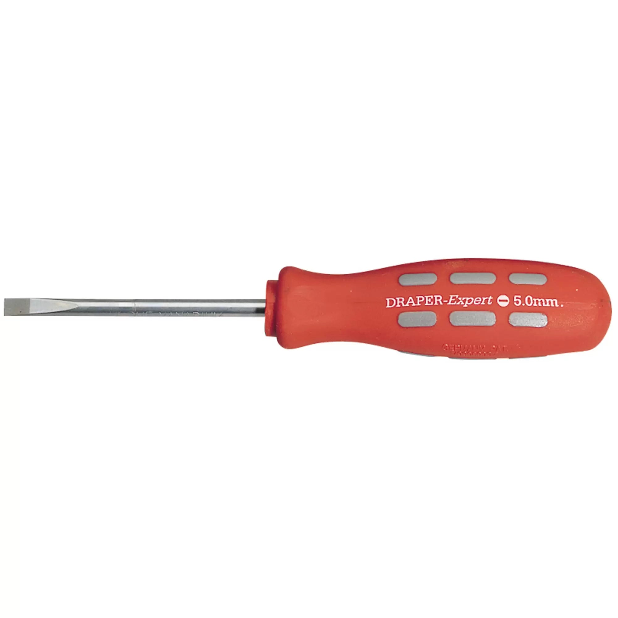 Draper Tools - 67852 - Draper Expert Plain Slot Parallel Tip Mechanics Screwdriver, 75 x 5mm (Sold Loose)