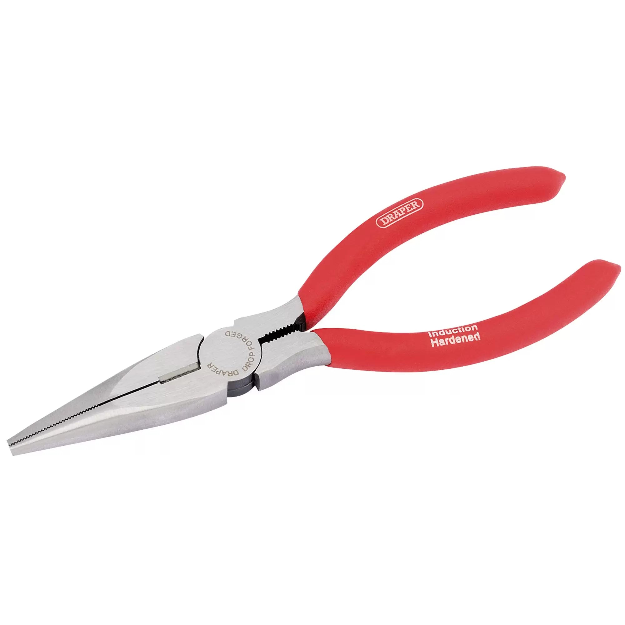 Draper Tools - 67869 - Draper Redline® Long Nose Pliers with PVC Dipped Handles, 160mm