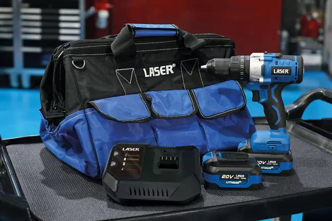 Laser - 68011 - Cordless Variable Speed Impact Drill 20V Kit