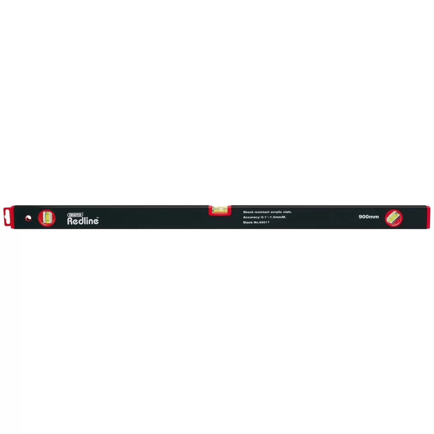Draper Tools - 68017 - Draper Redline® Box Spirit Level, 900mm