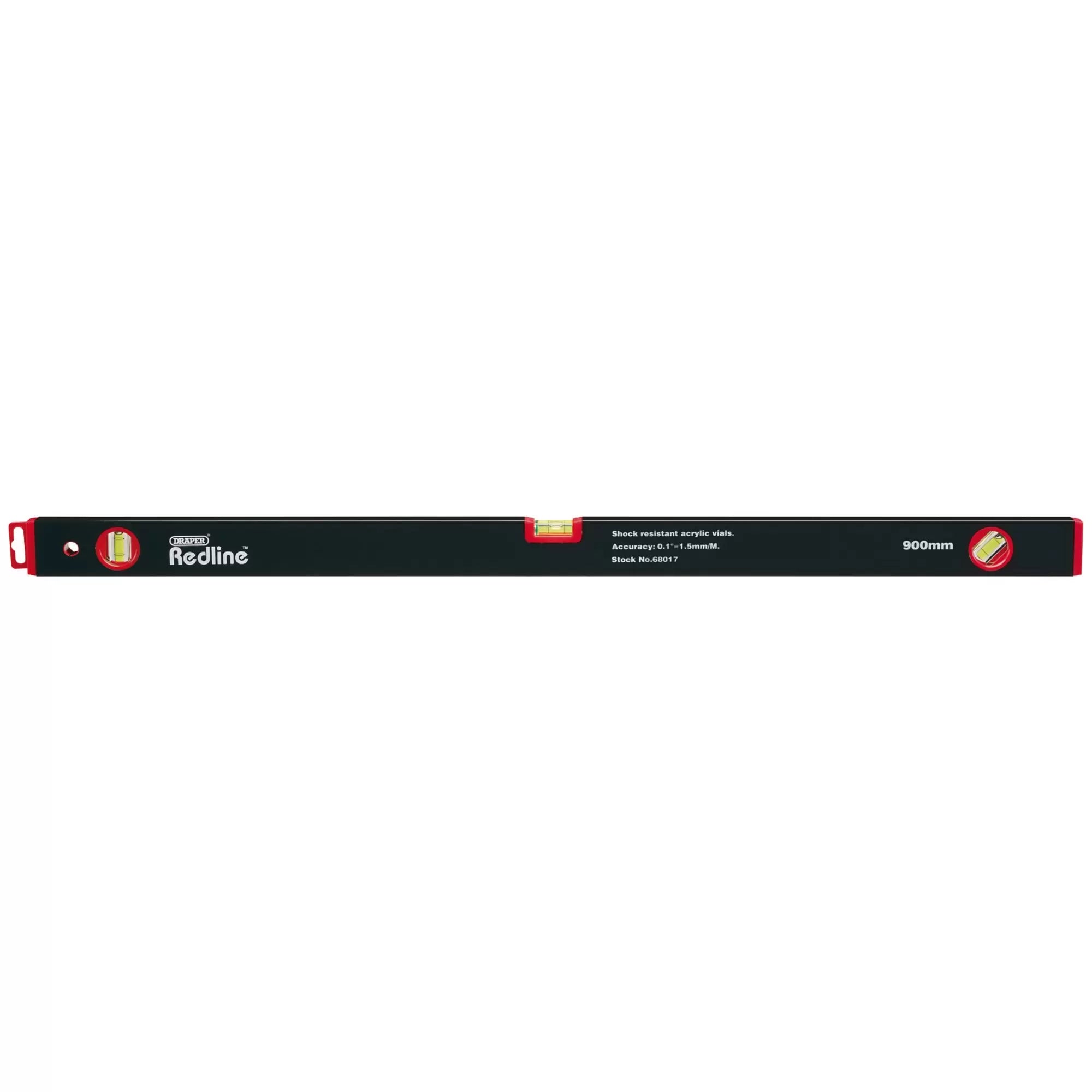 Draper Tools - 68017 - Draper Redline® Box Spirit Level, 900mm