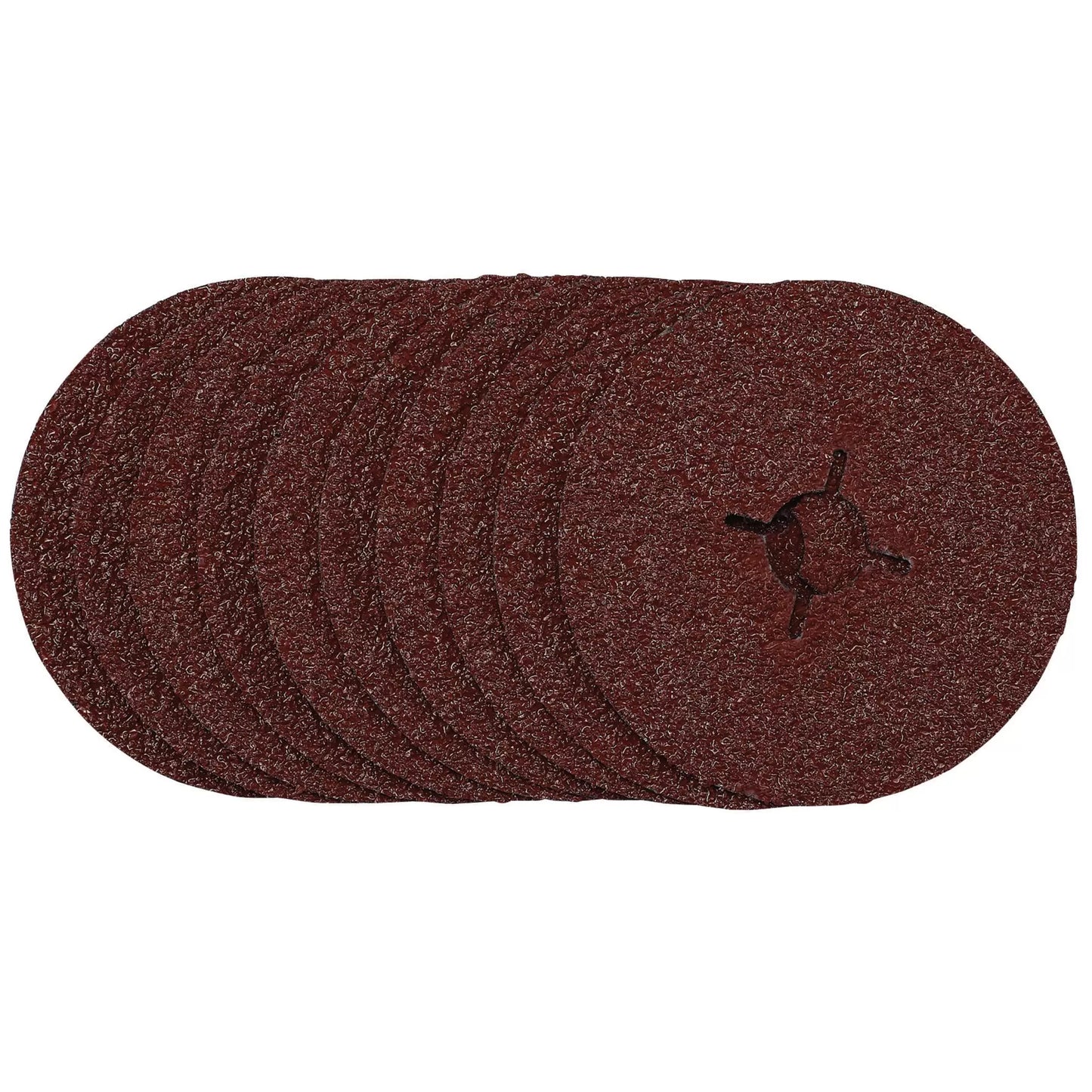Draper Tools - 68376 - Fibre Sanding Discs, 115mm, 24 Grit, (Pack of 10)