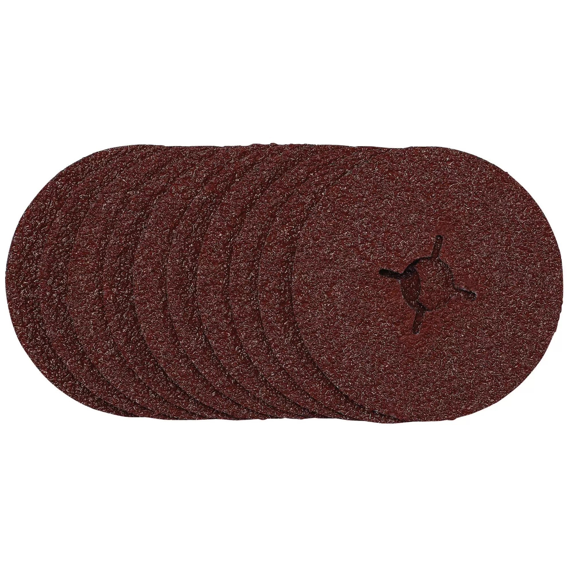 Draper Tools - 68376 - Fibre Sanding Discs, 115mm, 24 Grit, (Pack of 10)