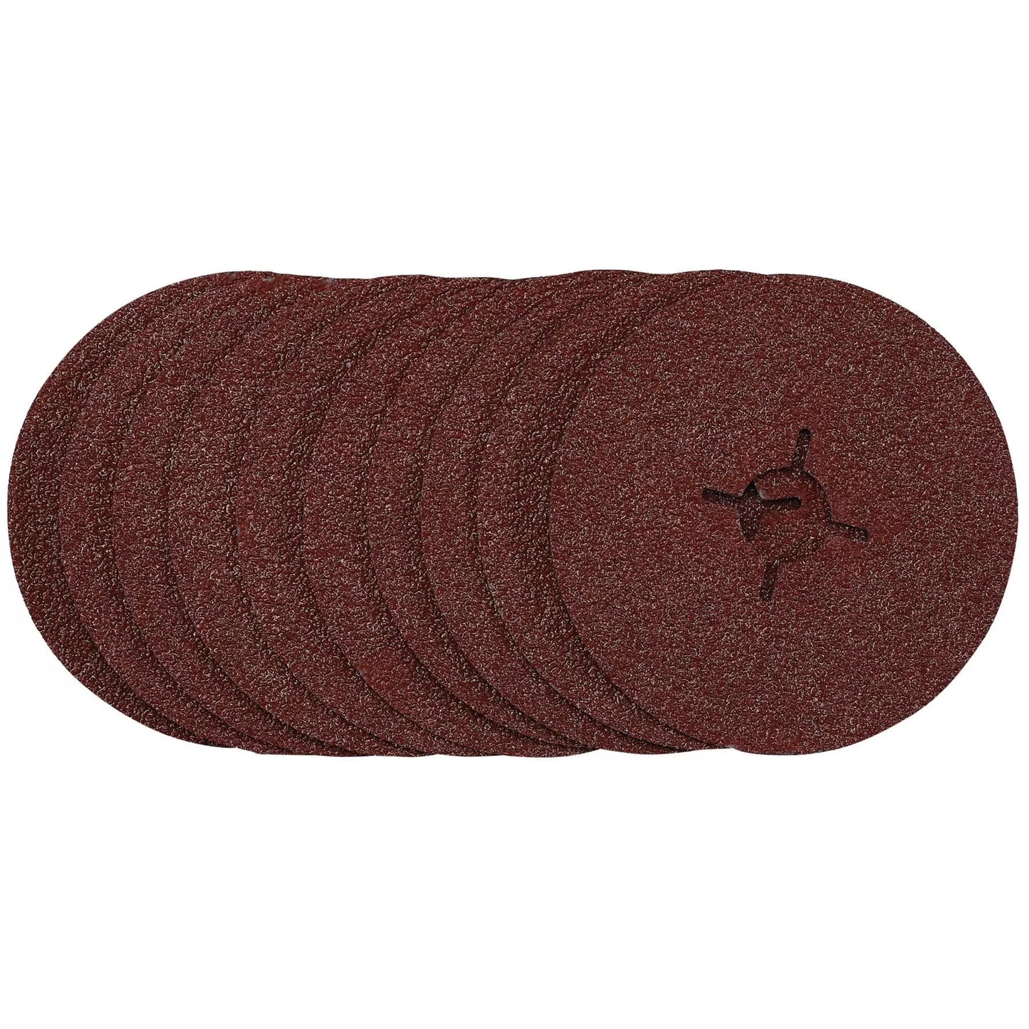 Draper Tools - 68377 - Fibre Sanding Discs, 115mm, 36 Grit, (Pack of 10)