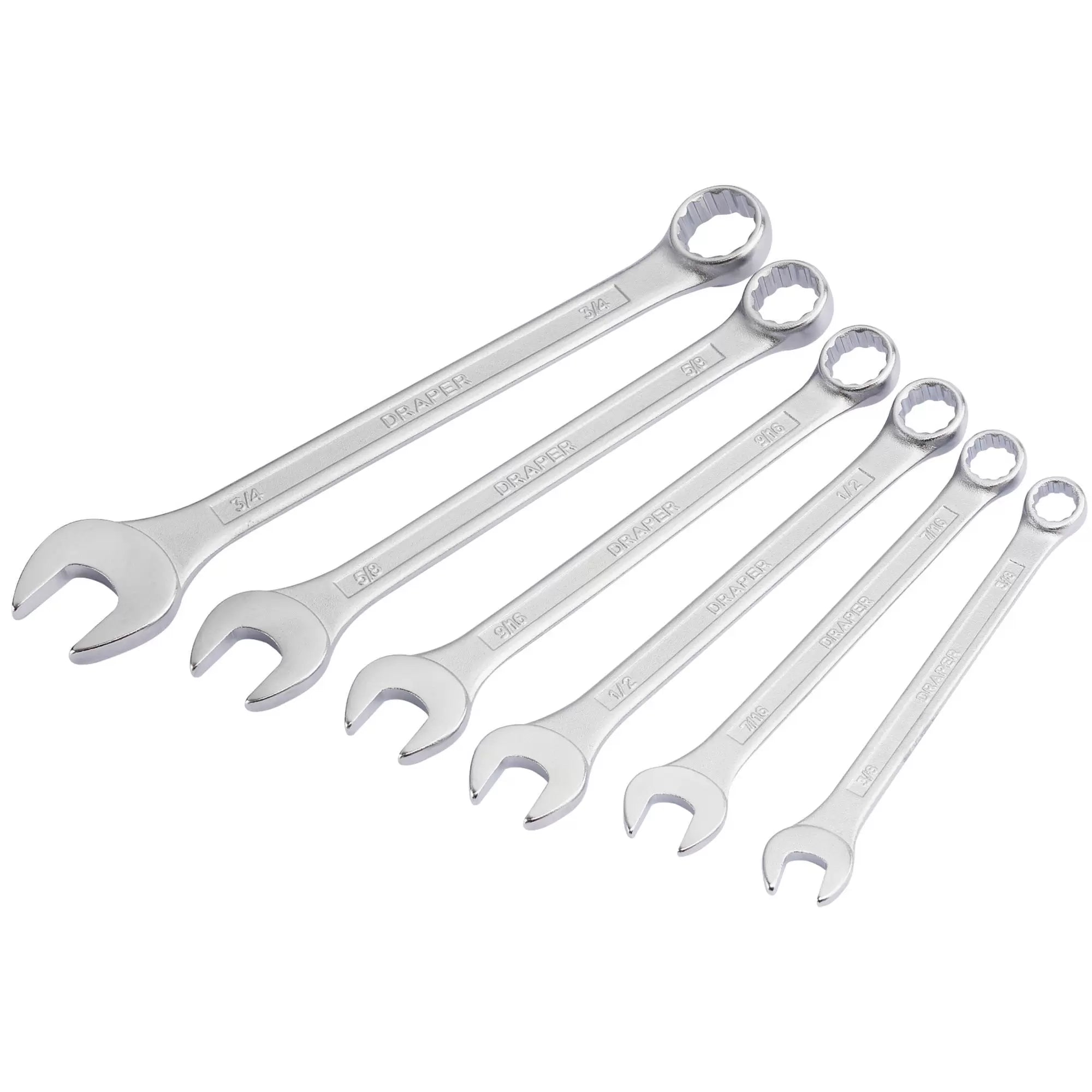 Draper Tools - 68480 - Draper Redline® AF Combination Spanner Set (6 Piece)